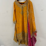 Sequins Work Sharara Suit with Bandhani Dupatta