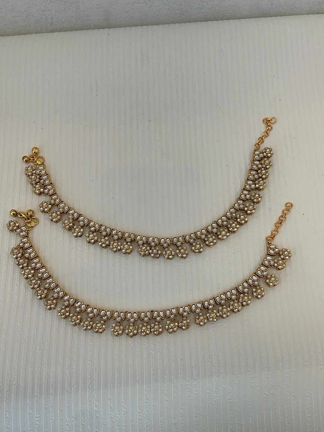 Kundan Anklets