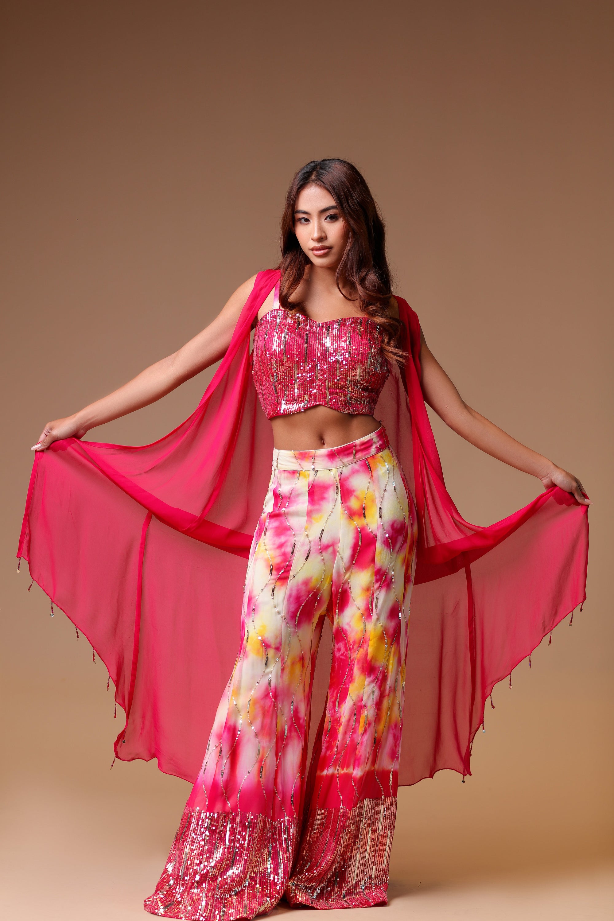 Sassy sharara and Croptop