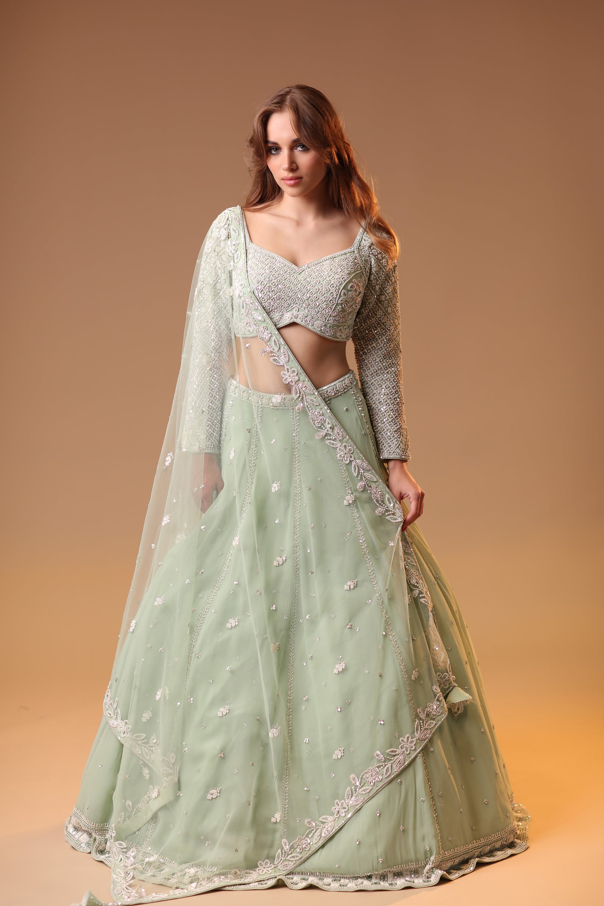 Elysian Pastel Lehnga