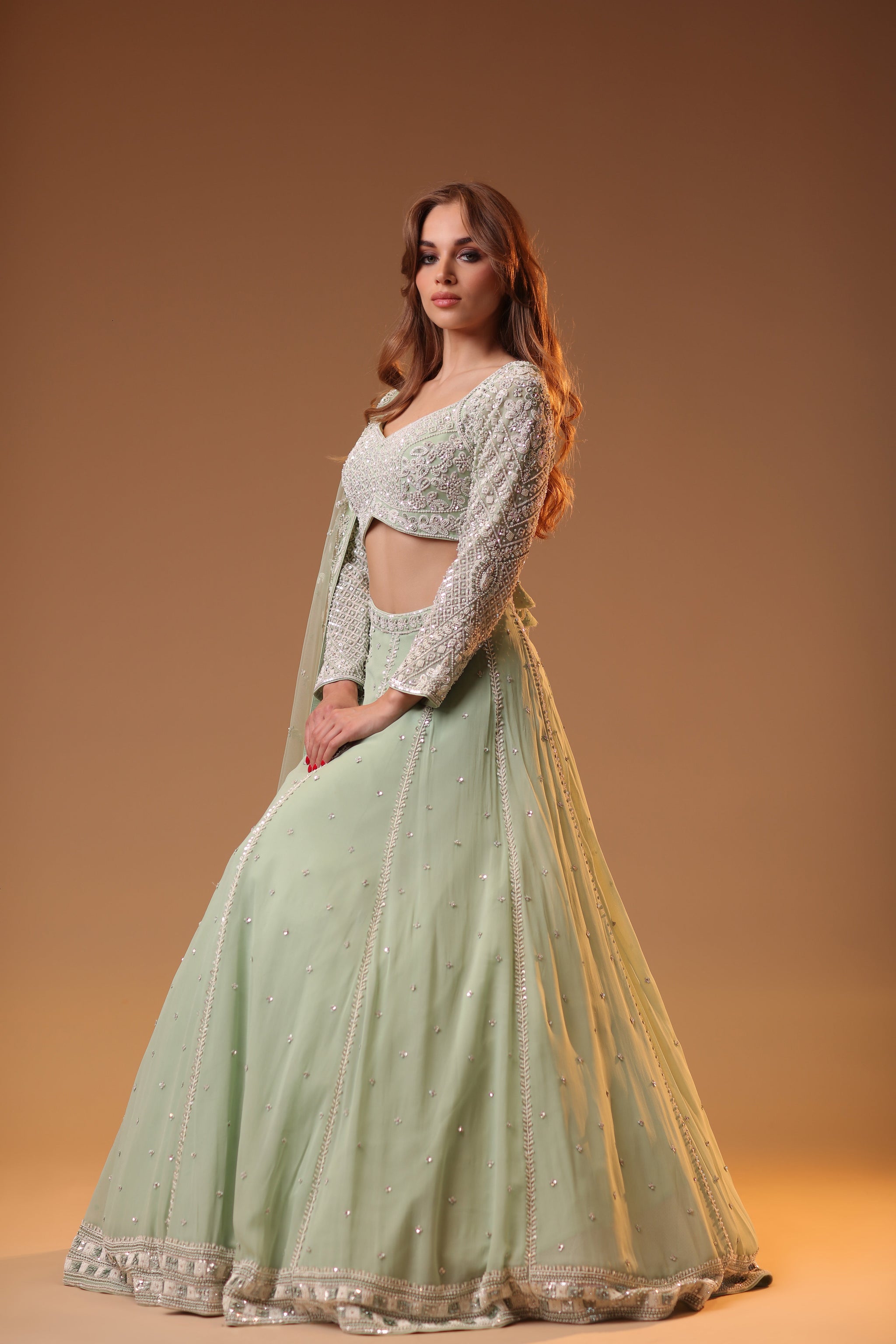 Elysian Pastel Lehnga