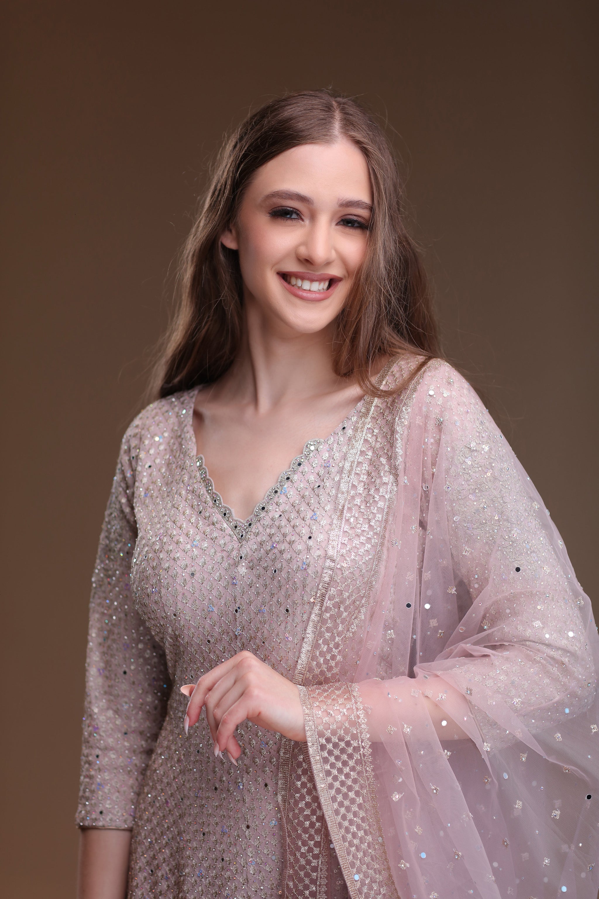 Sublime Embellished sharara suit