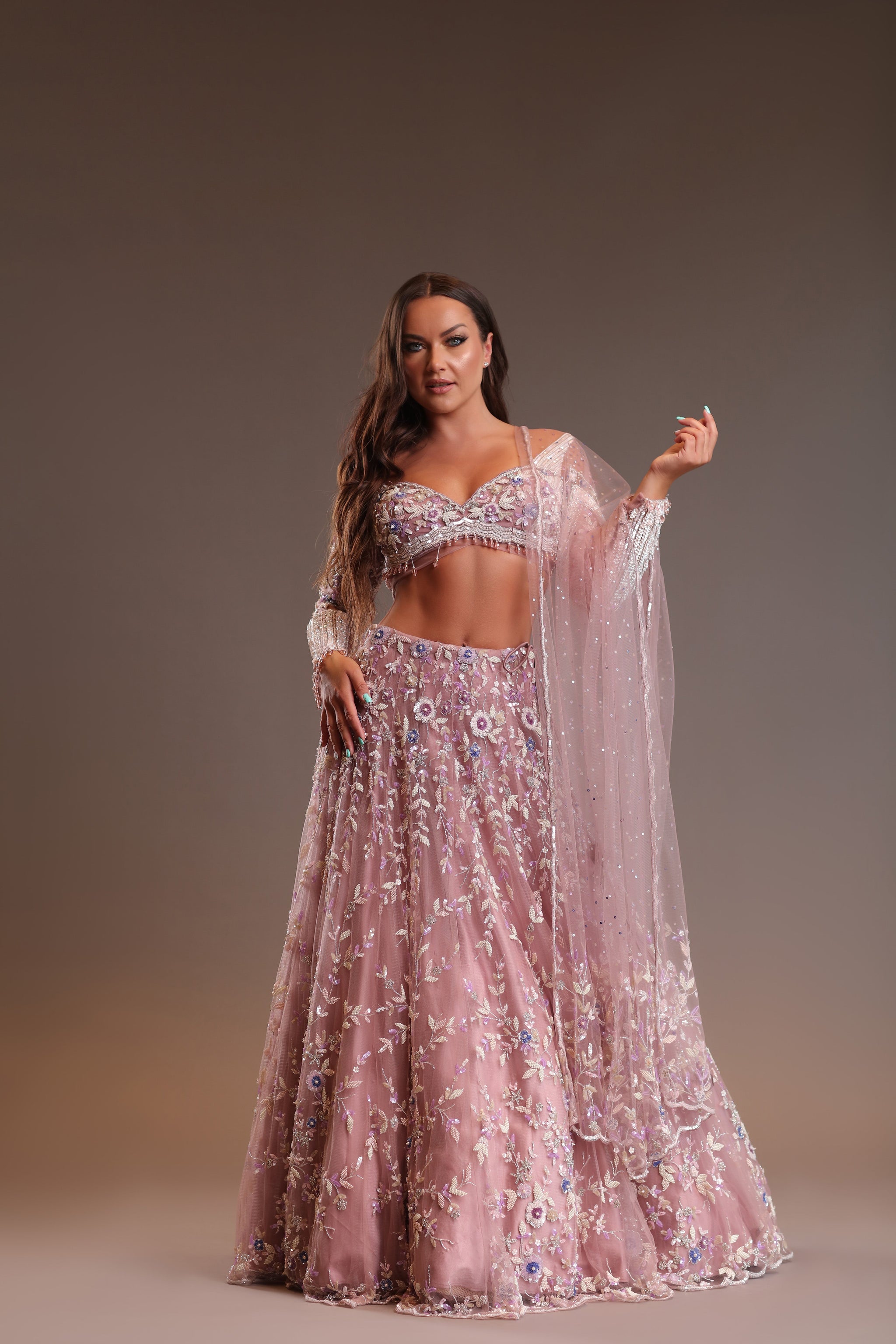 Exquisite Lehenga with Crop Top