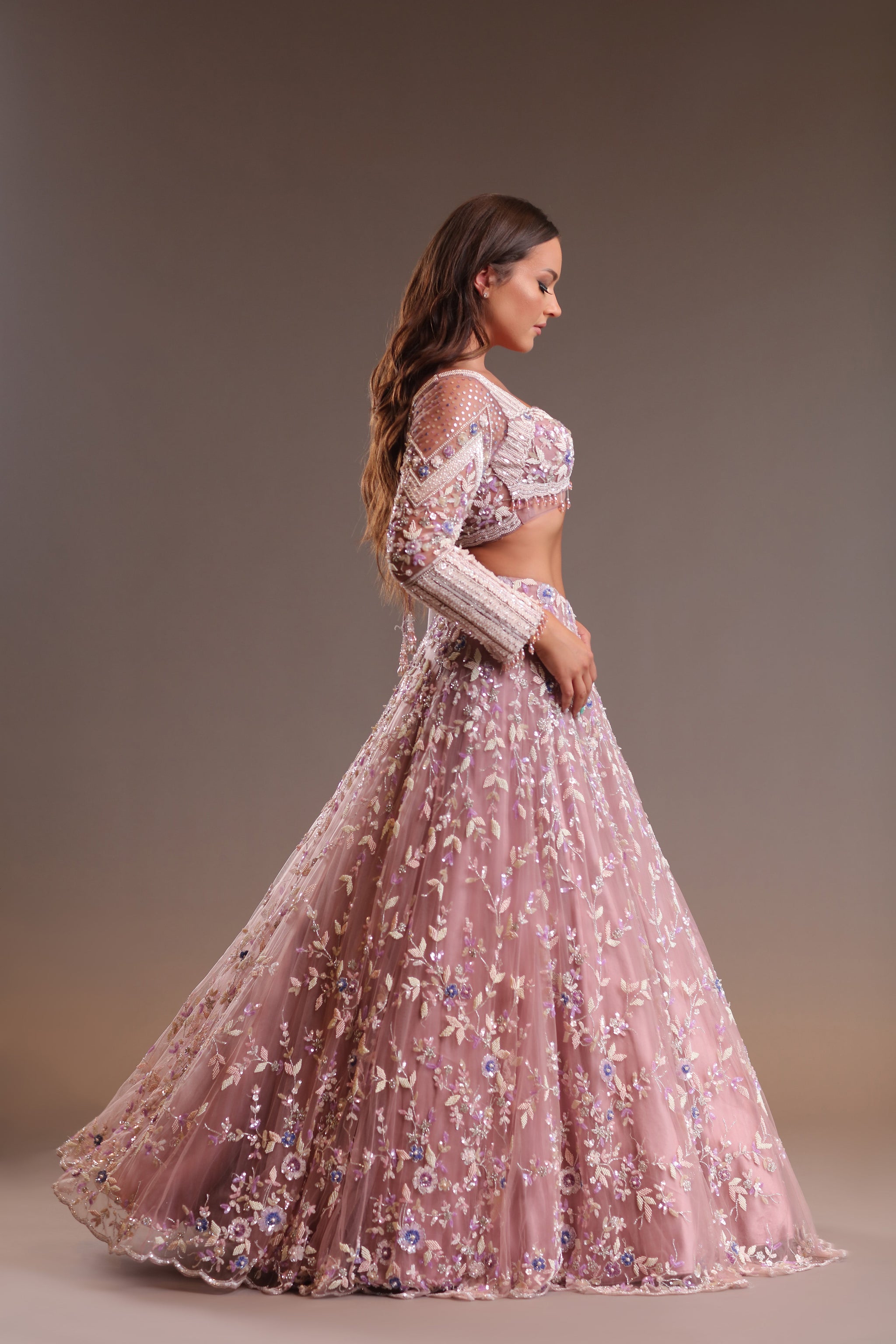 Exquisite Lehenga with Crop Top