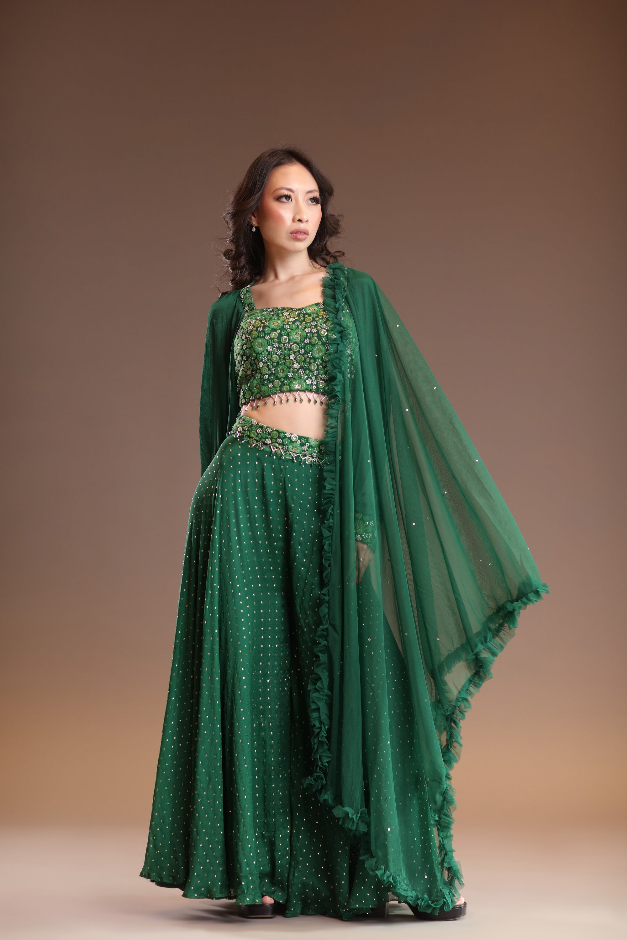 Exotic Sharara And Croptop