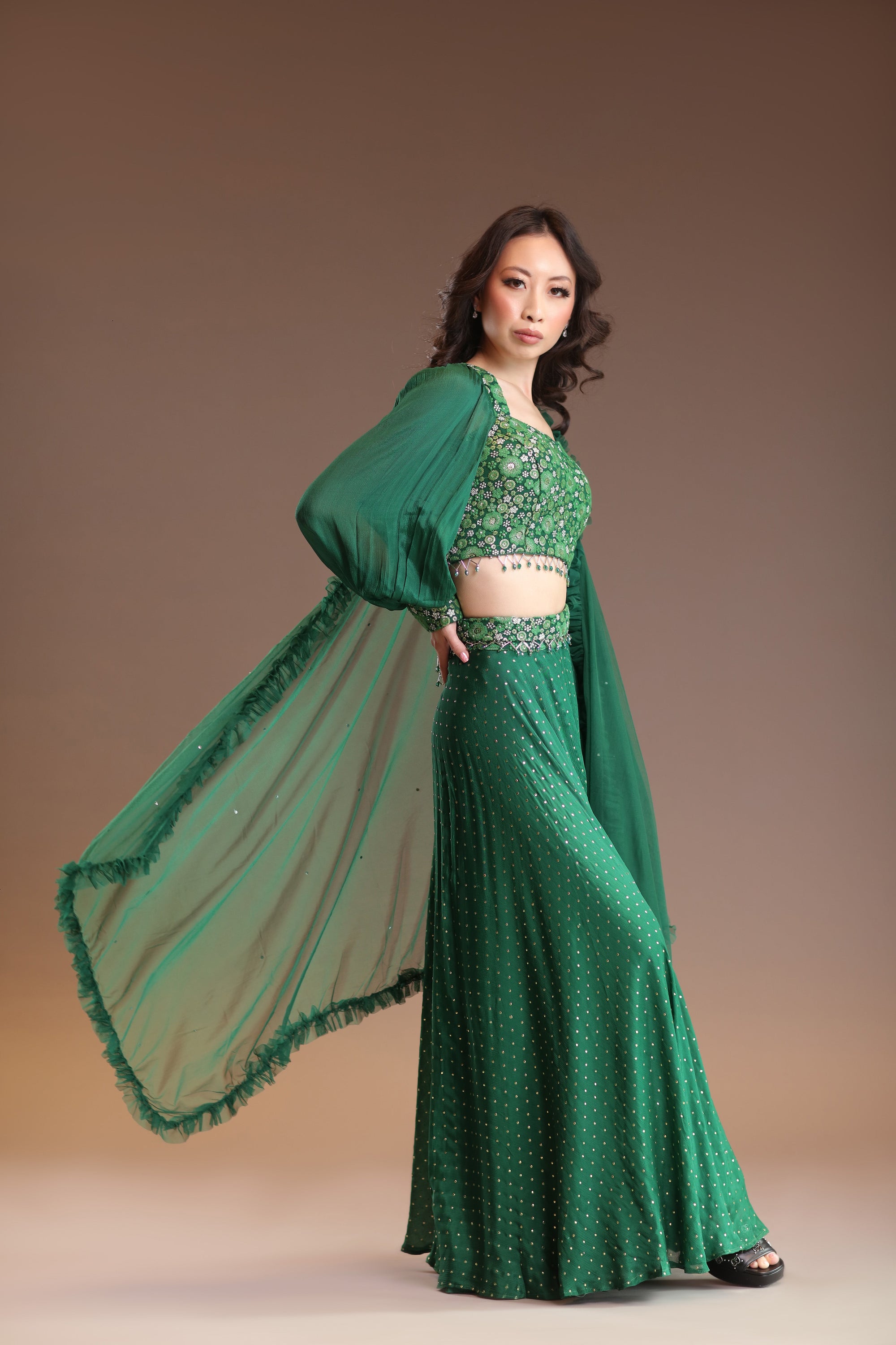 Exotic Sharara And Croptop