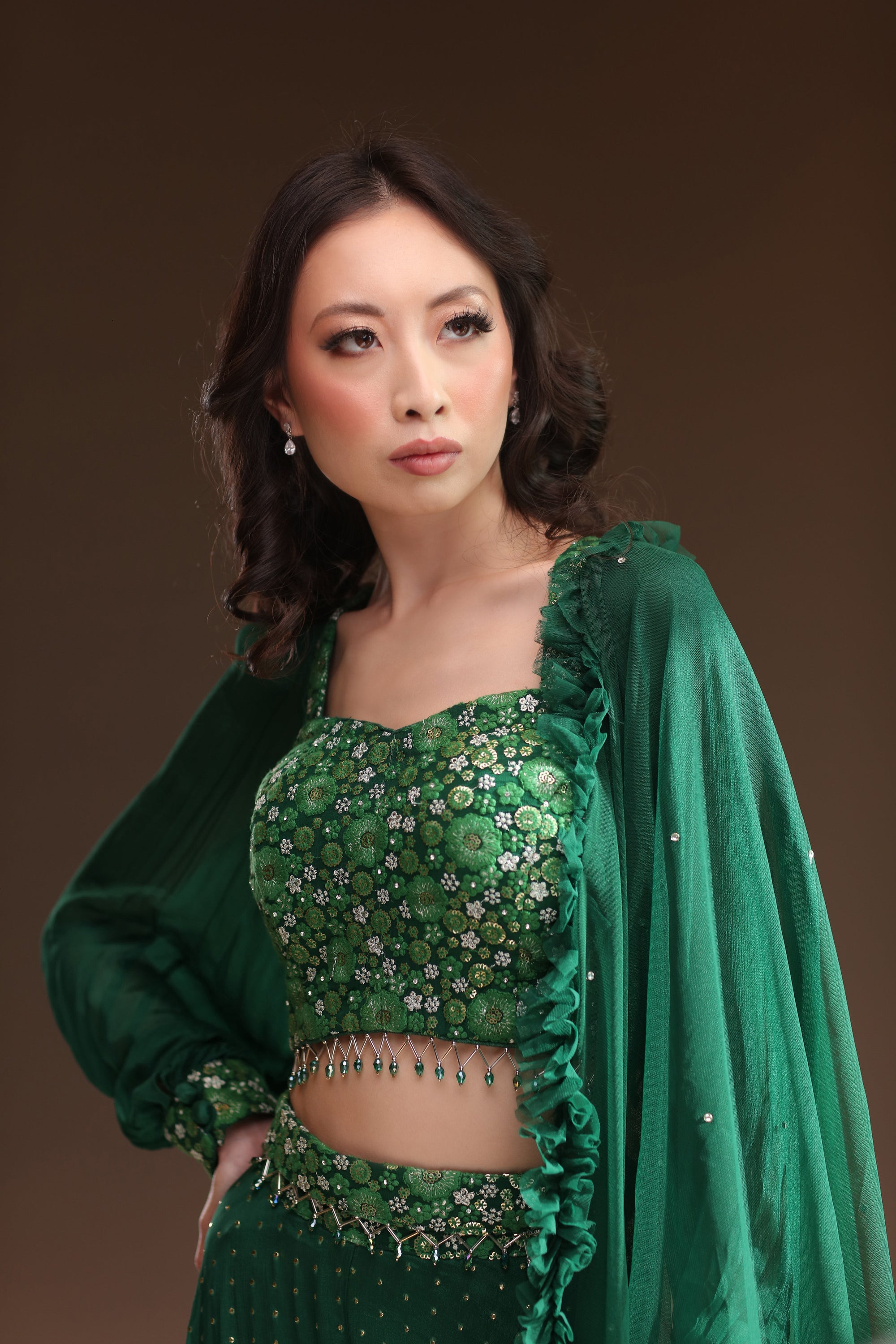 Exotic Sharara And Croptop