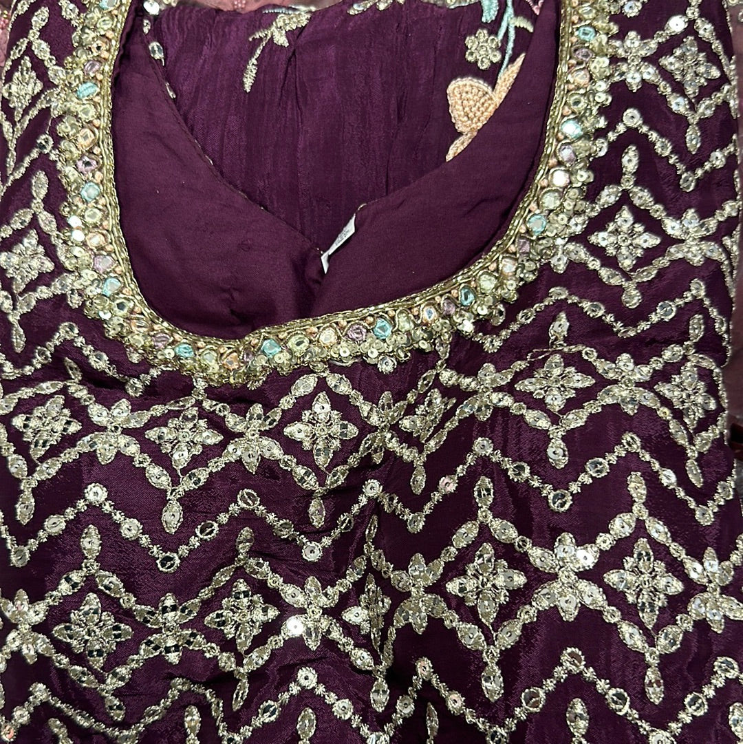 Thread Embroidery suit