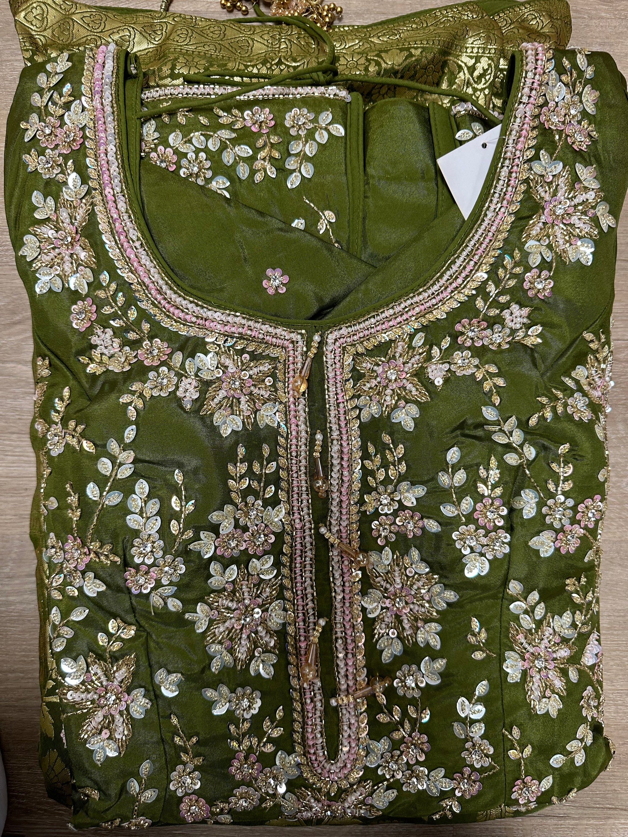 Charming Emb Shirt with Banarsi Bottom