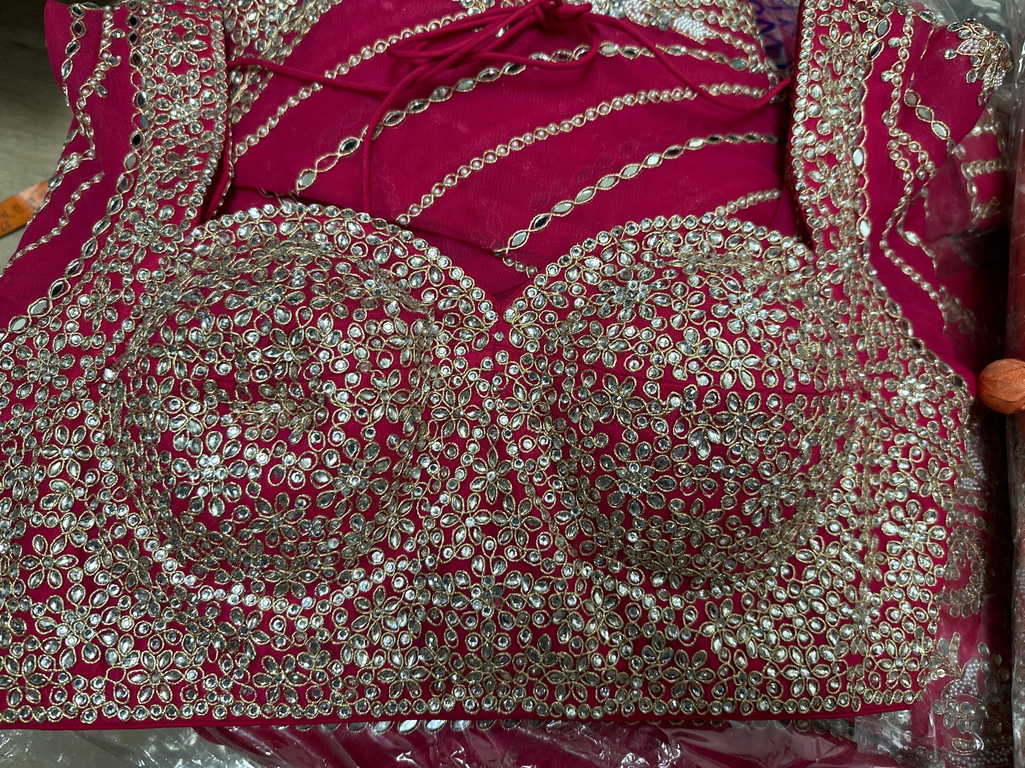 Mirror Panel Work Lehenga