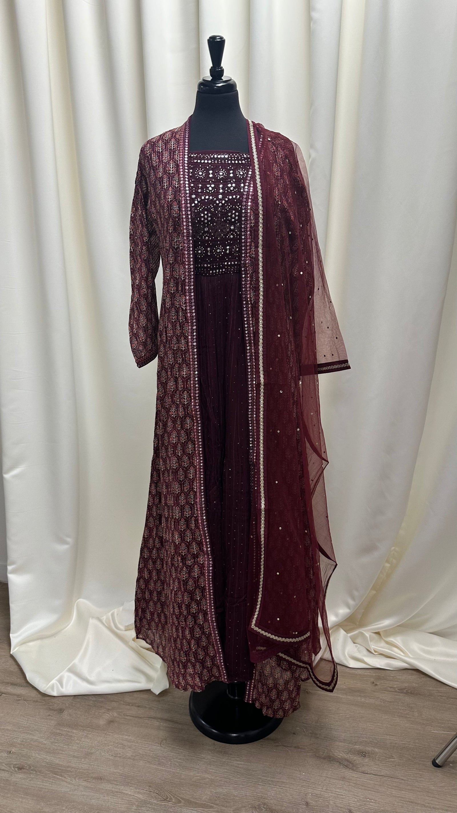 Embroided Anarkali Suit