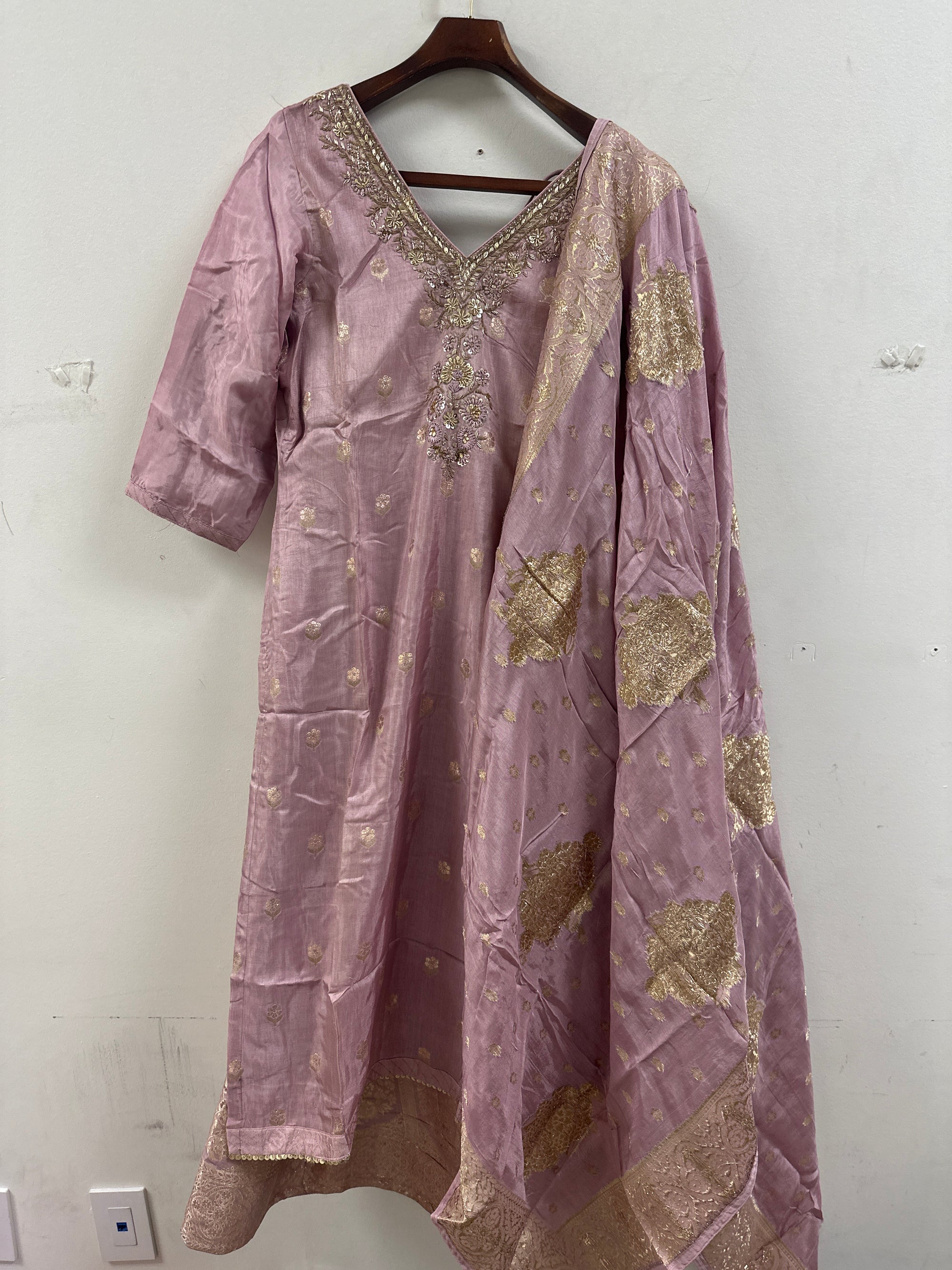 Banarasi Lehenga with Long Shirt