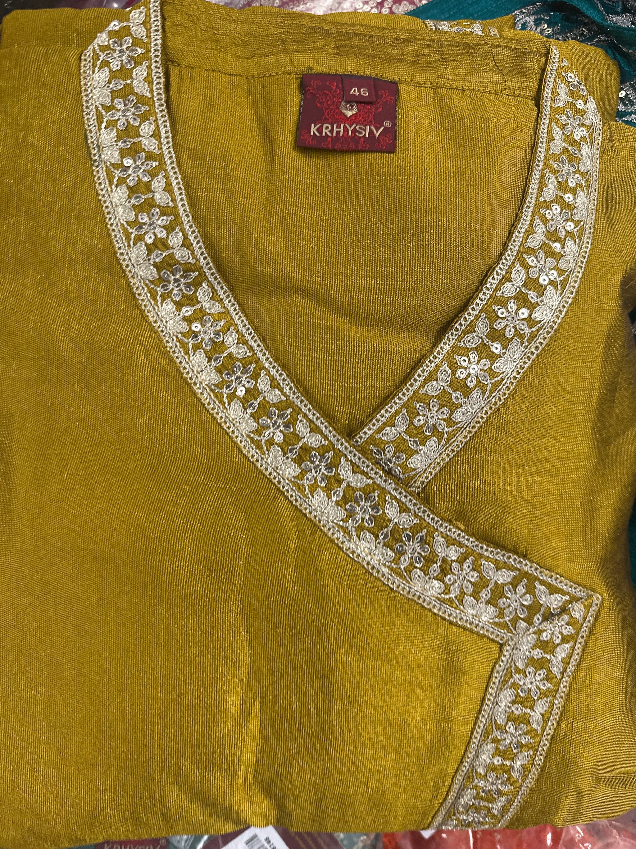 Angrakhiya Style Anarkali Suit