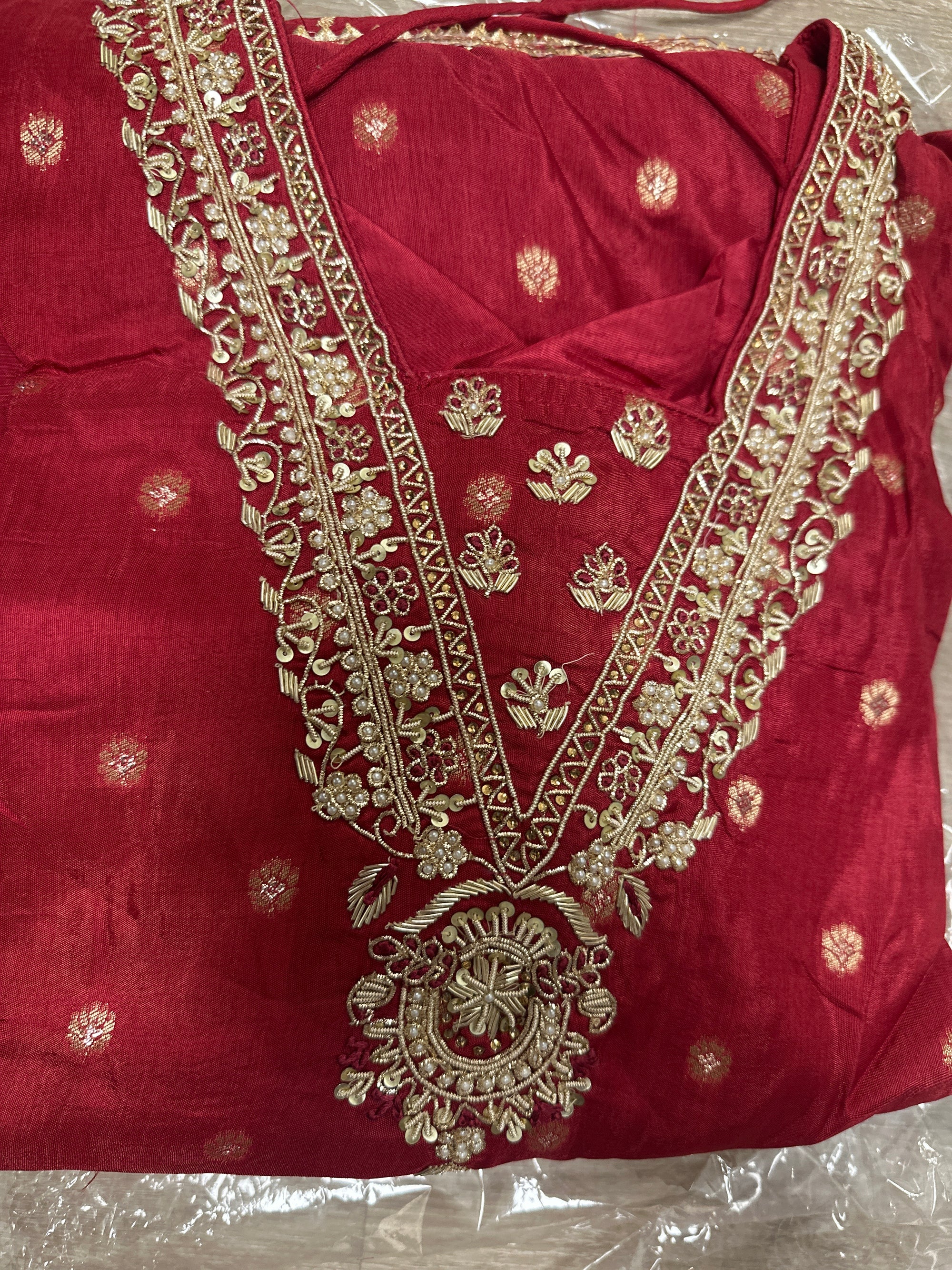 Banarasi Lehenga with Long Shirt