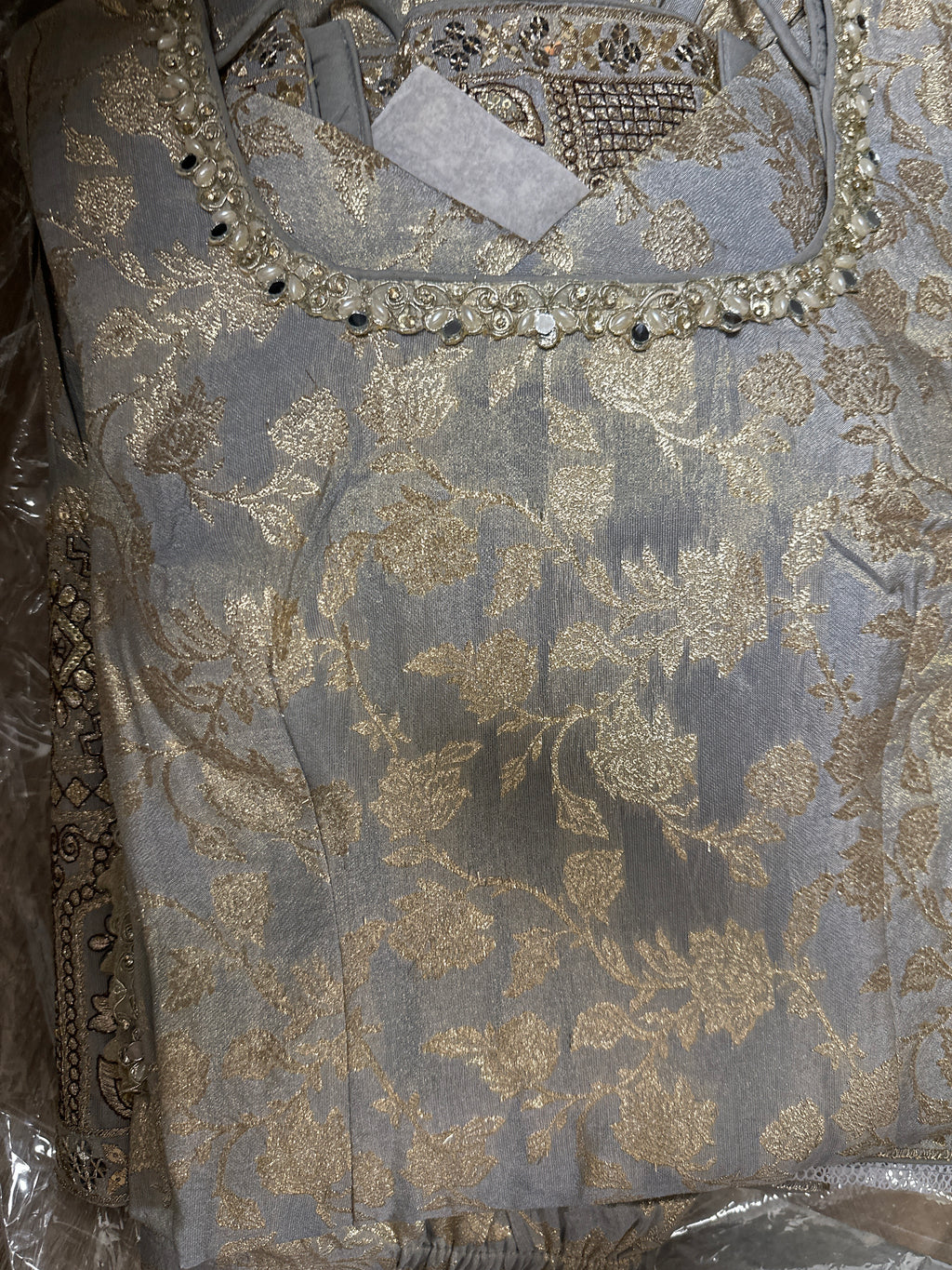 Dazzling Banarasi Gharara Suit