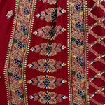 Pure Fabric Dupatta With Multicolour Hand Embroidery