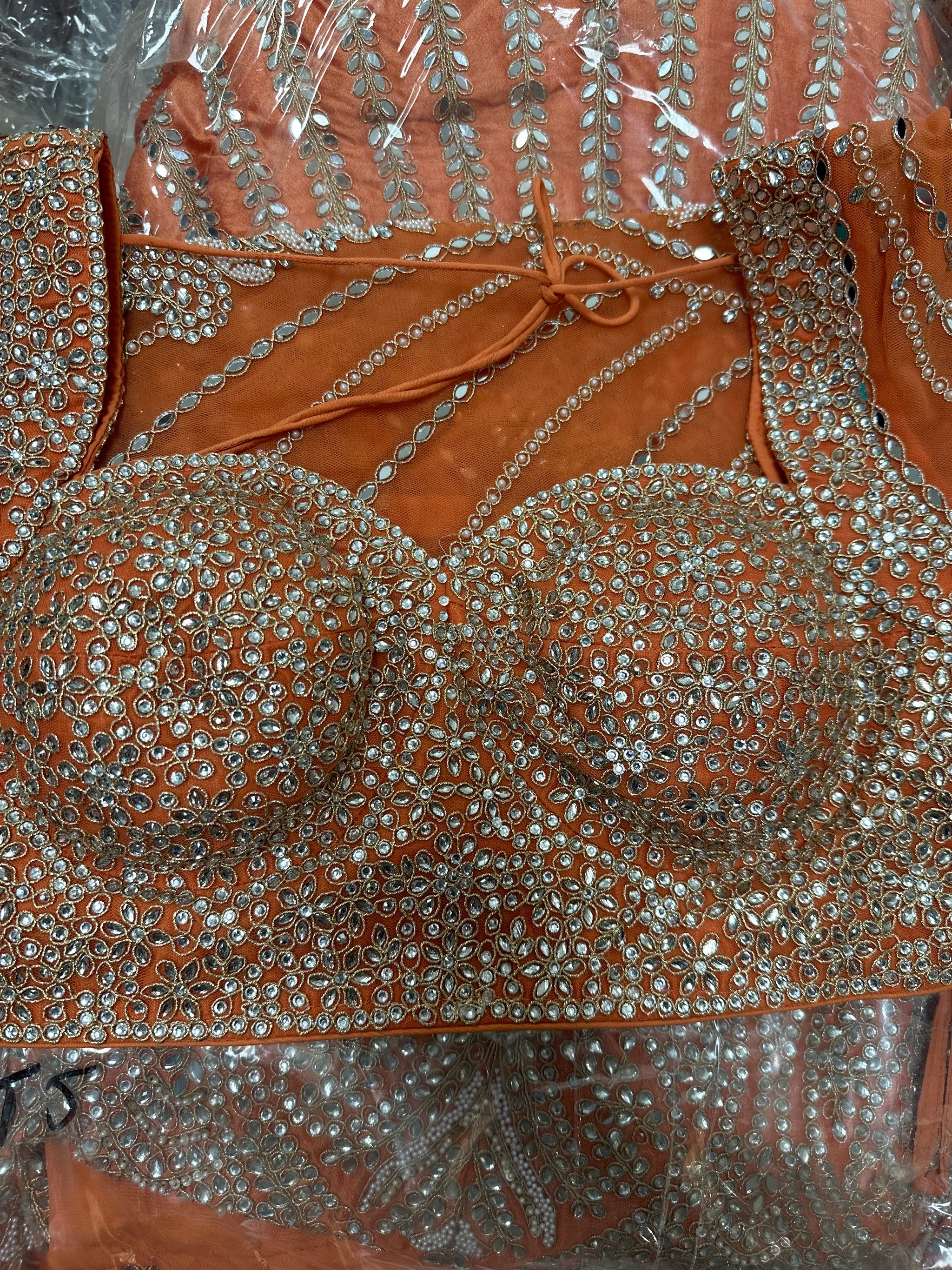 Mirror Panel Work Lehenga