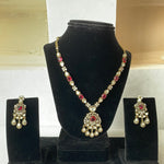 Stone And Kundan Necklace Set