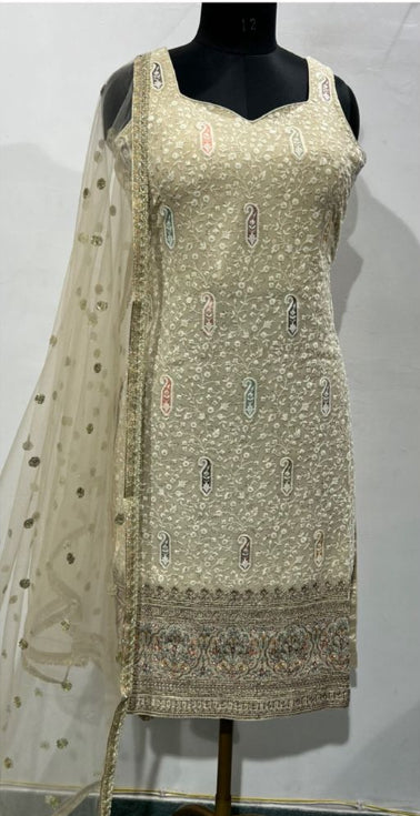 Chikankari Pajami Suit