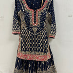 Terrific Mirror Gharara Suit