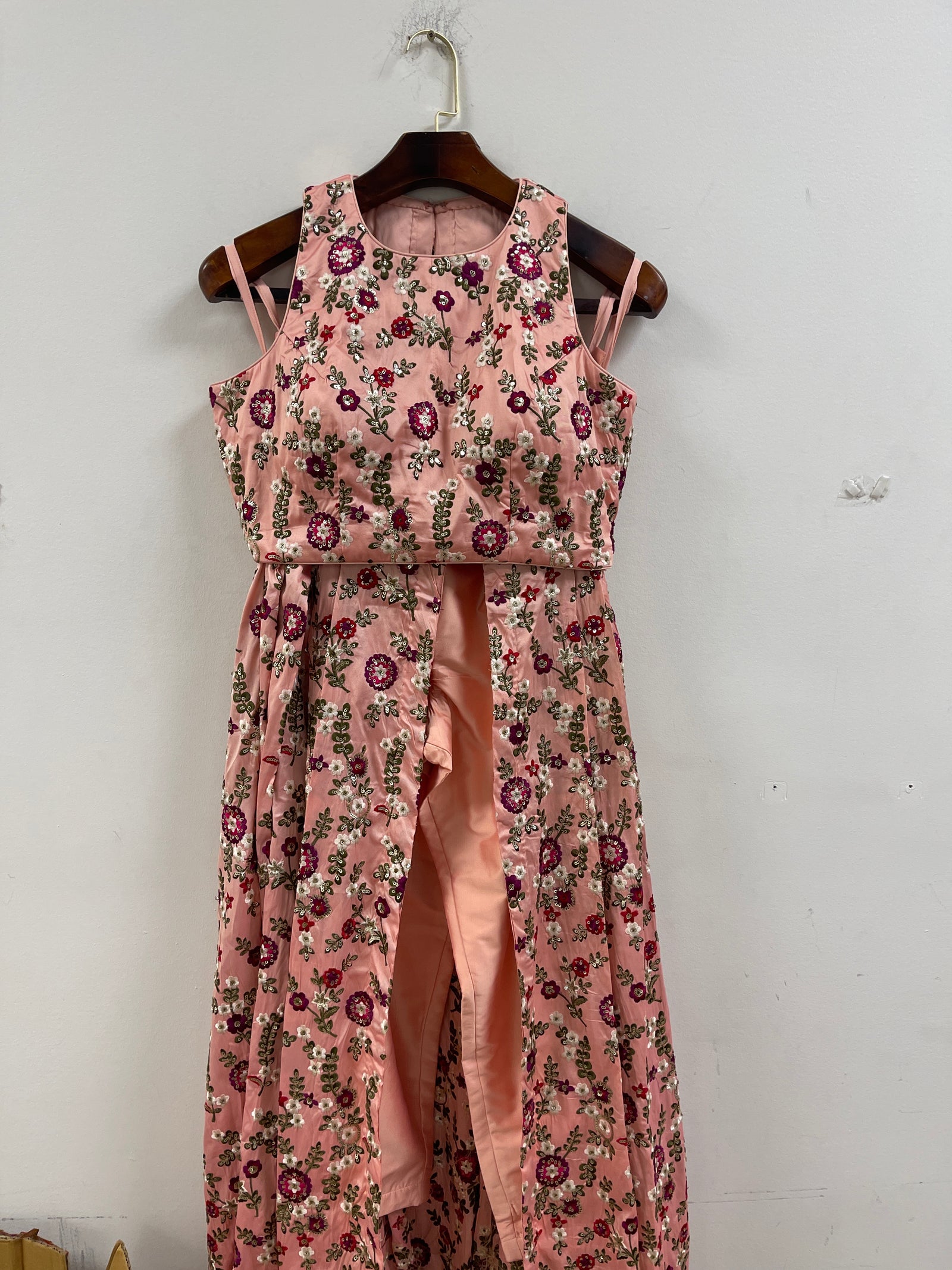 Floral Threadwork Designer Indo Western