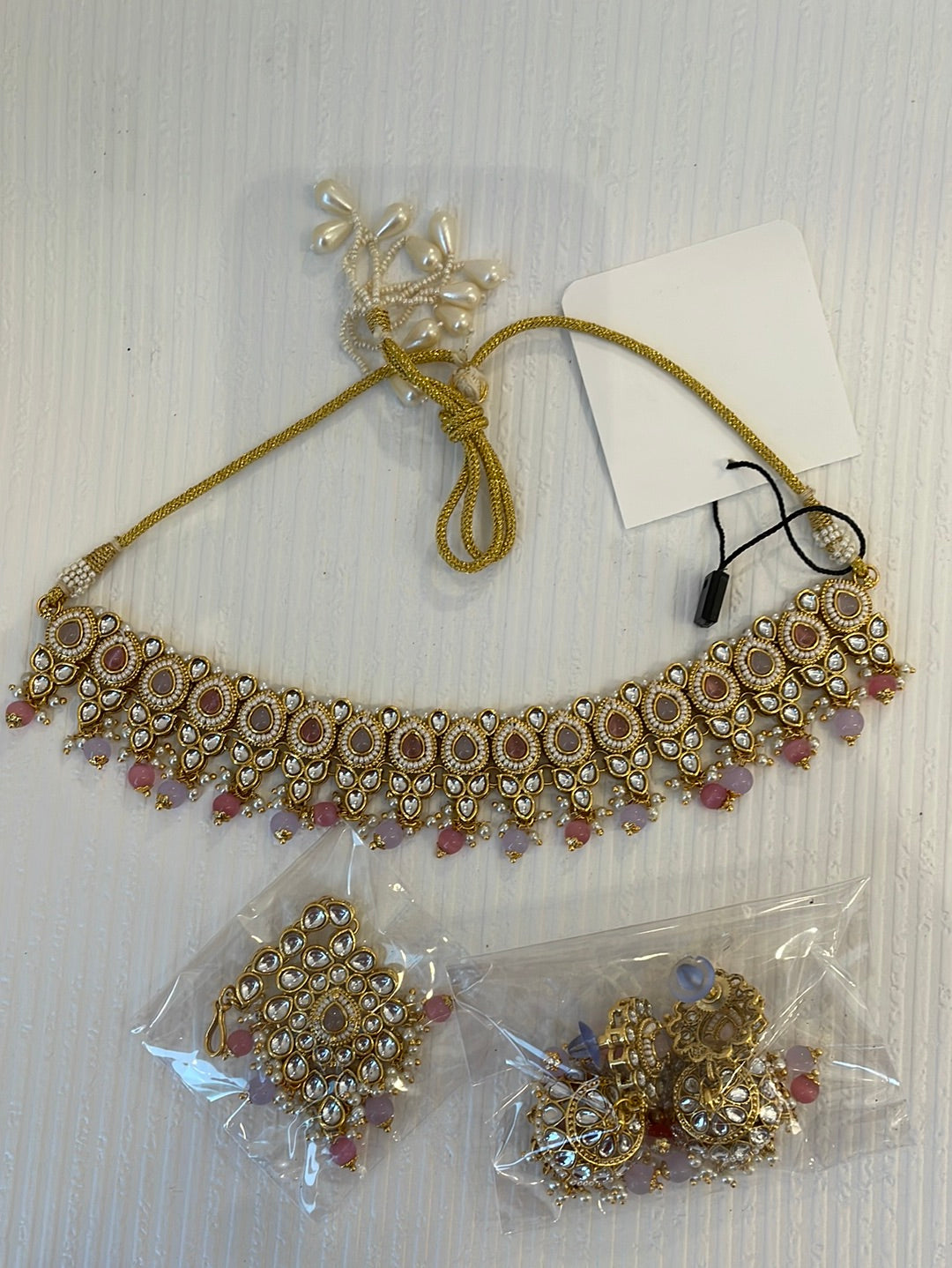 Pearl And Kundan Necklace Set