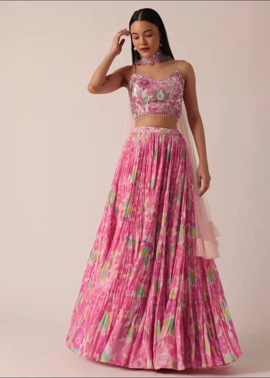 Floral Lehenga Set