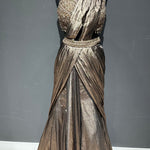 Mocha Drape saree