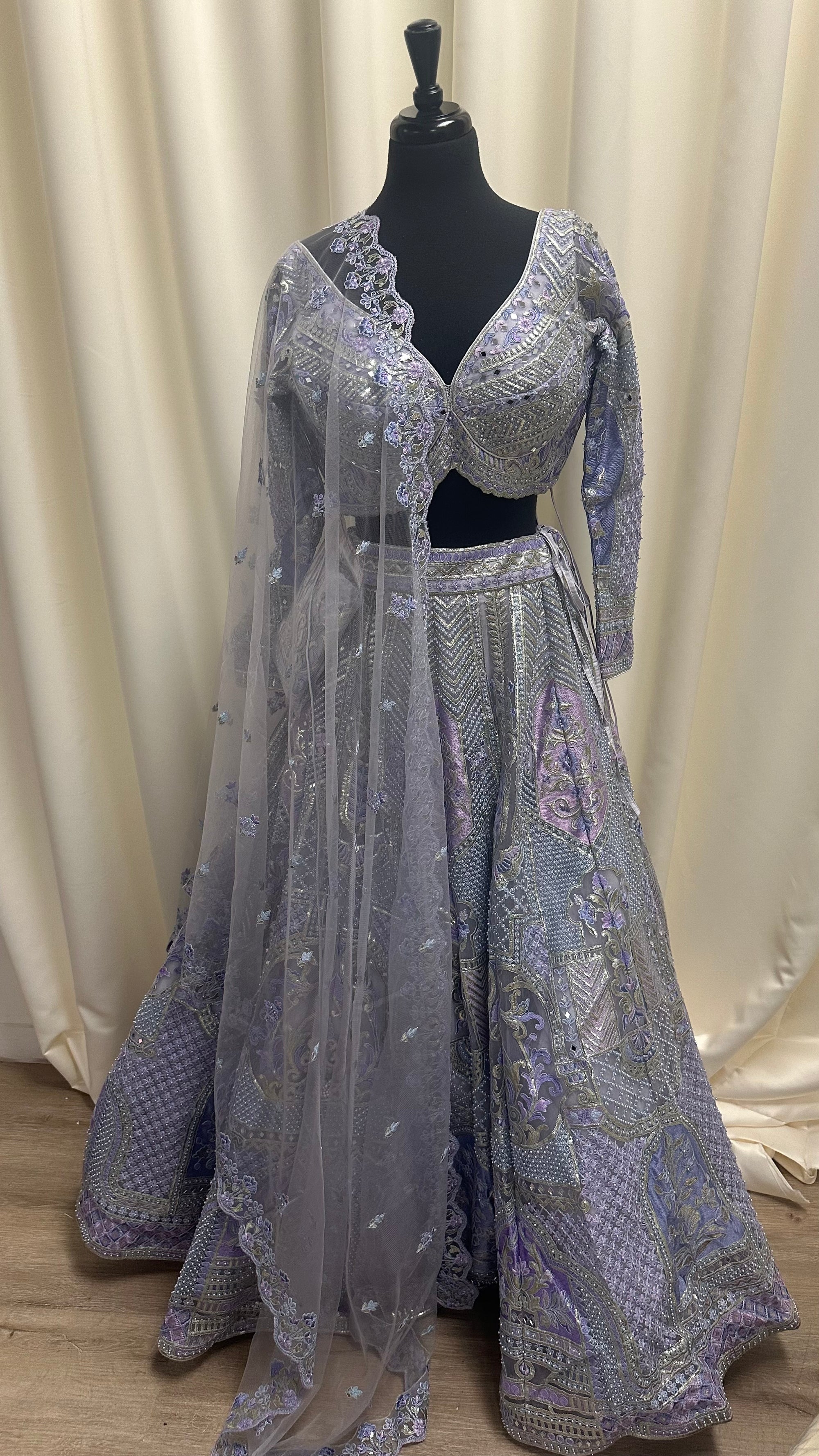 Hints of Purple Lehenga