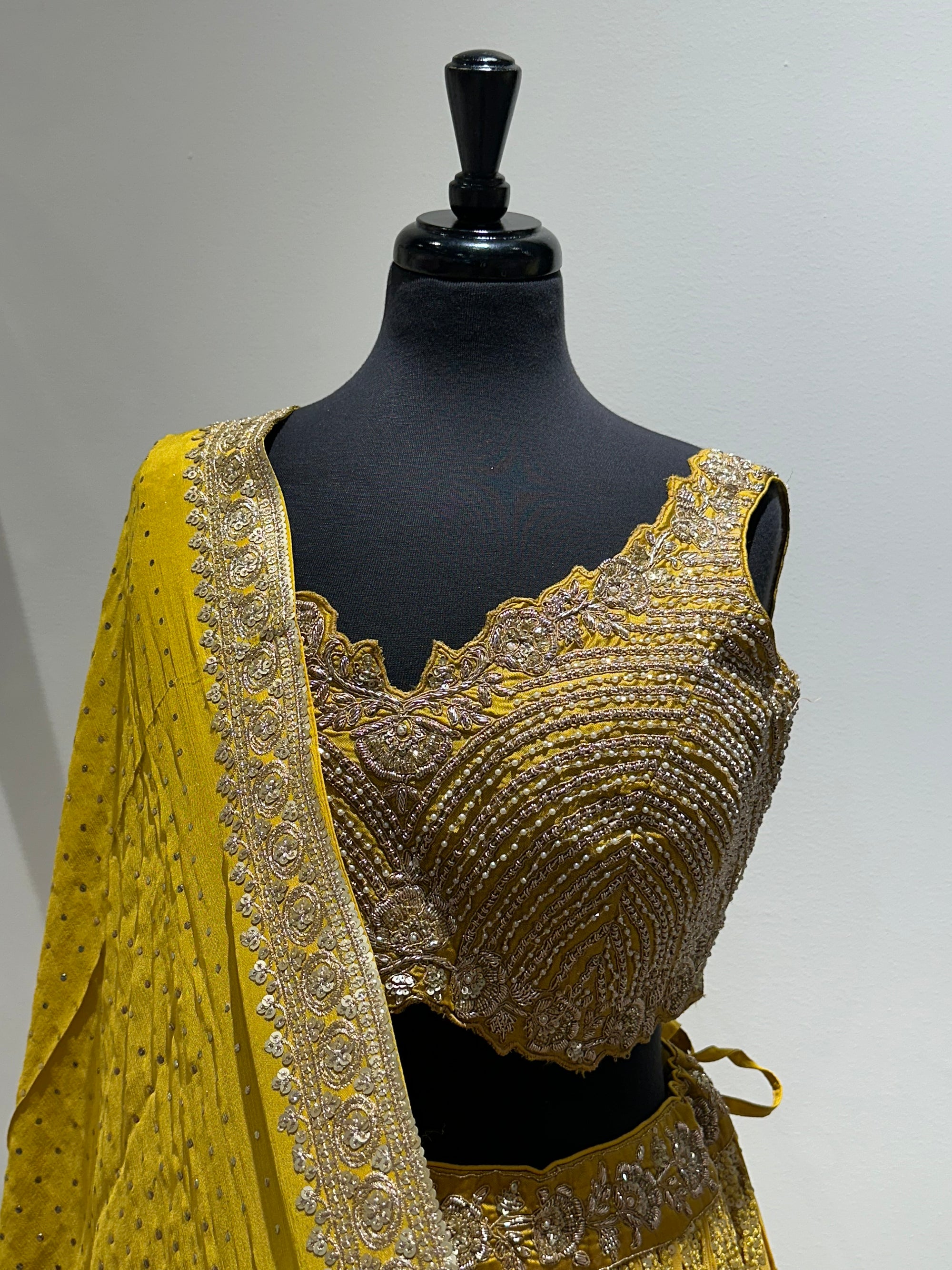 Heavy Blouse With Detailed Work Lehenga