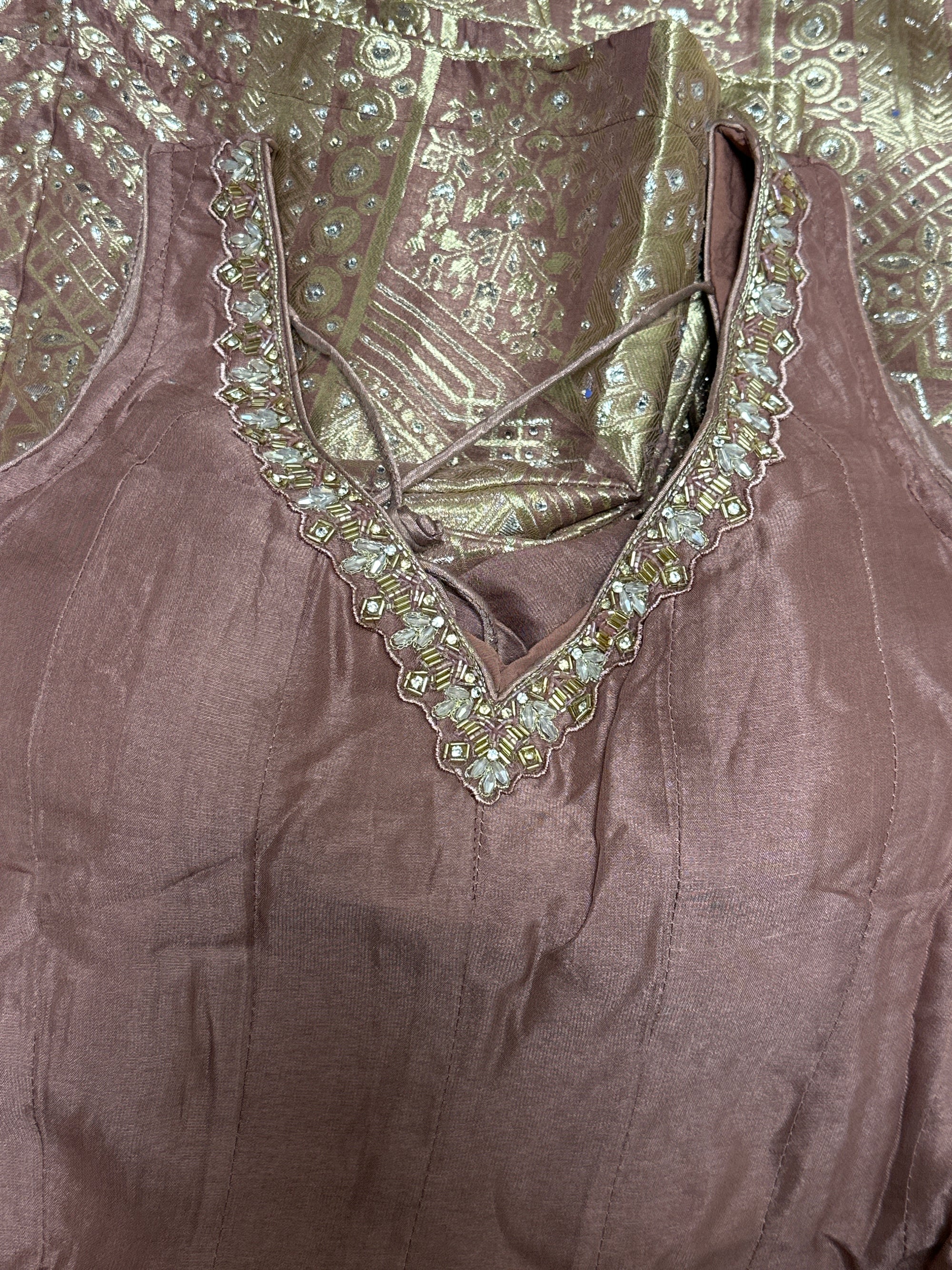 Stunning Anarkali With Sharara Suit