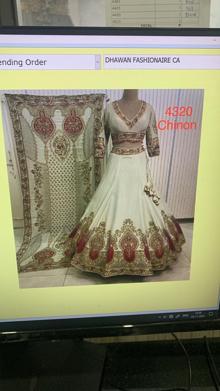 Lehenga with Kora Combo