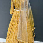 Printed Anarkali With Dupatta