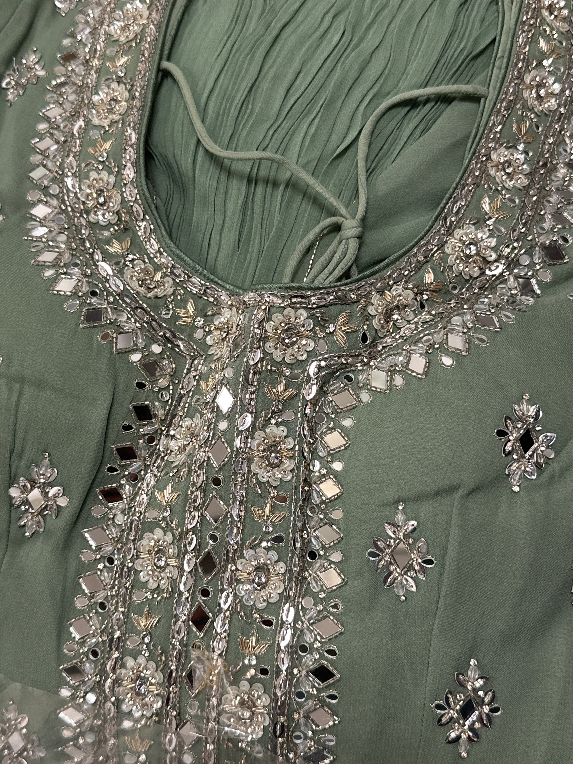 Mirror embellished Sharara Suit