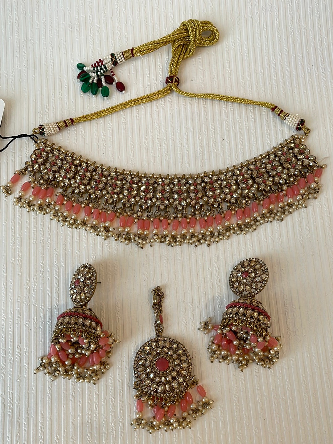 Pearl And Kundan Choker Set