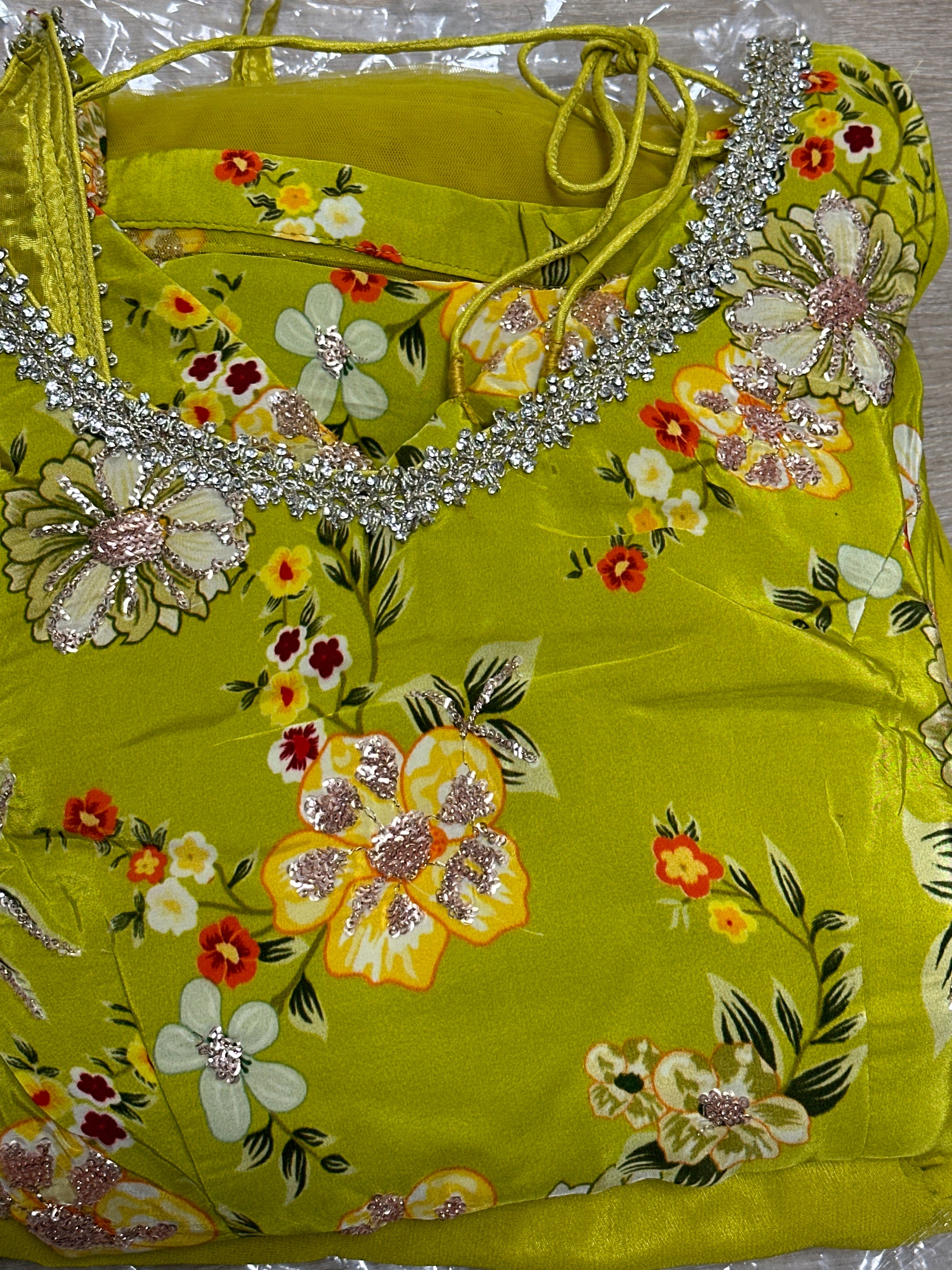 Floral Gharara Suit