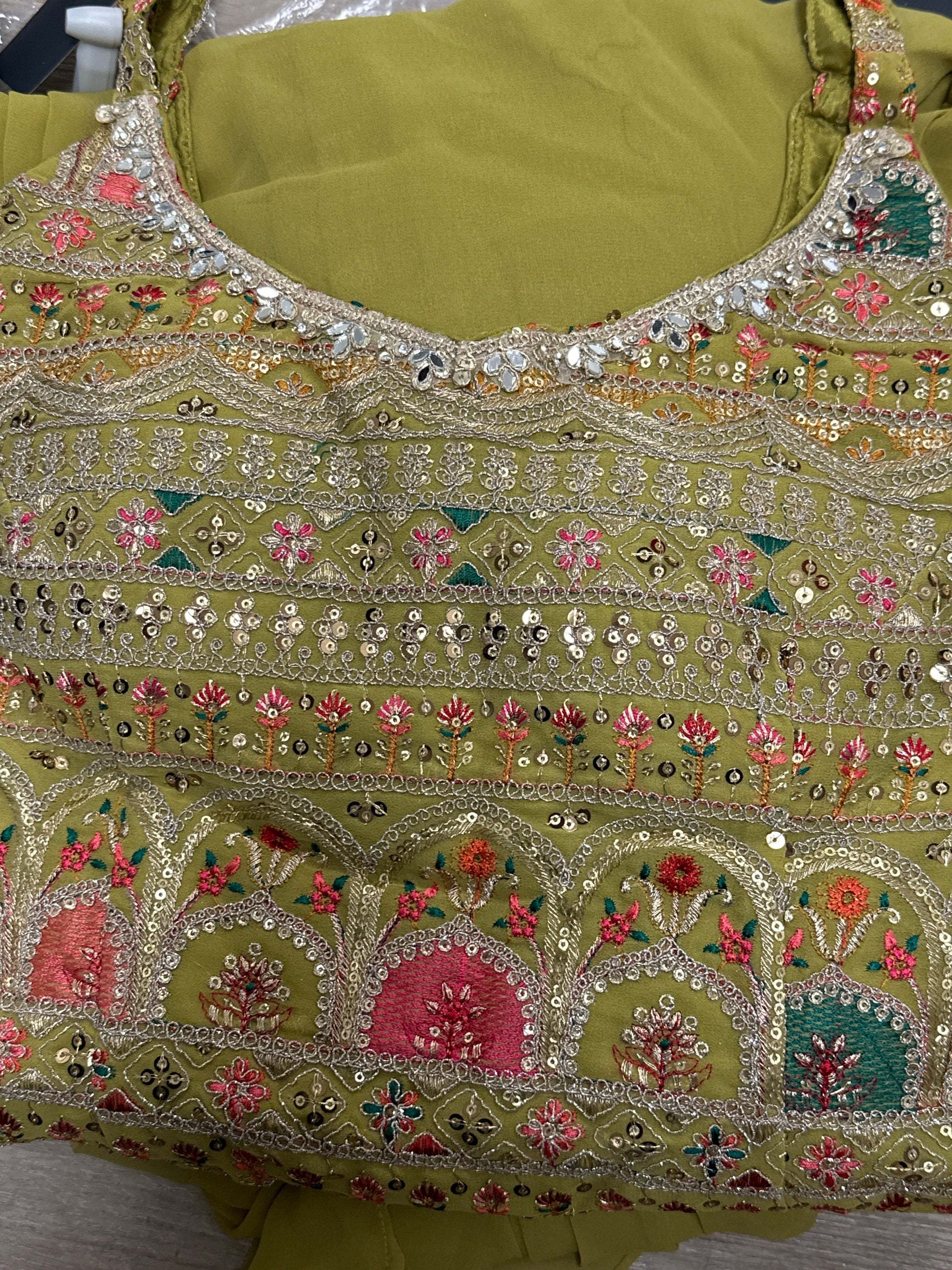 Embroidered Sharara Suit