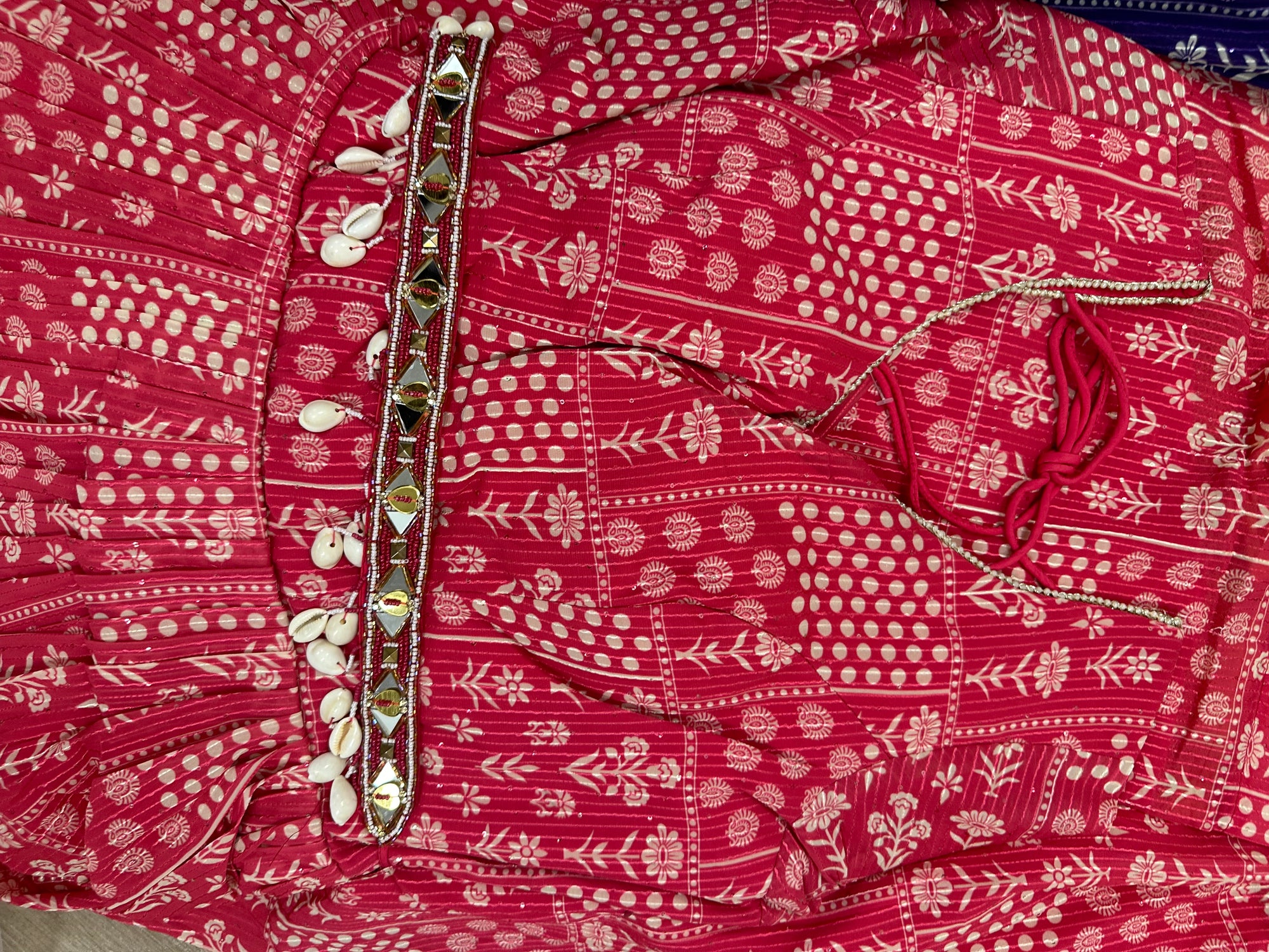 Printed Anarkali With Dupatta