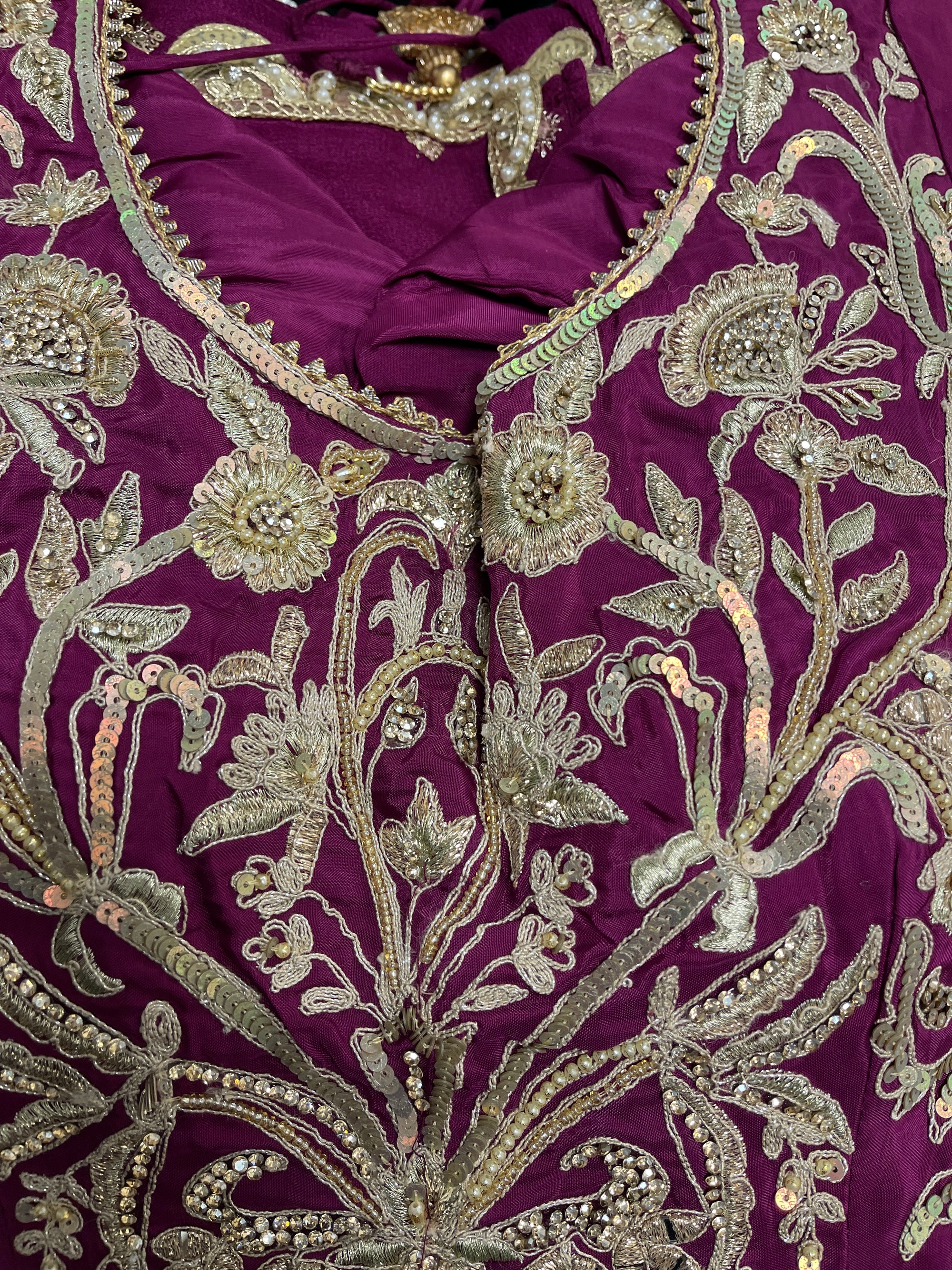 Beautifully Embroidered Pant Suit