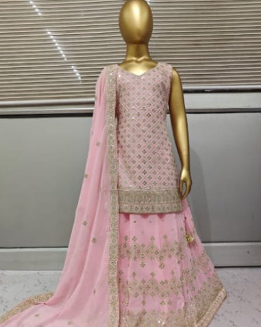 Girl's Sharara Suit