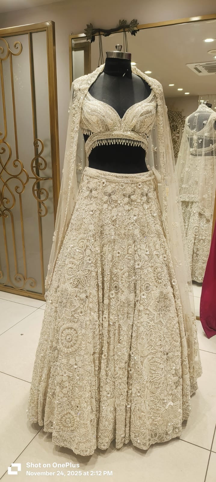 IVORY MODERN CONCEPT CHOLI STYLE