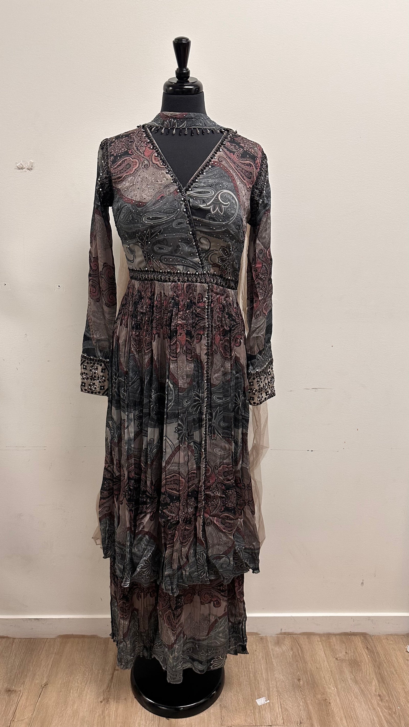 Printed Gharara suit