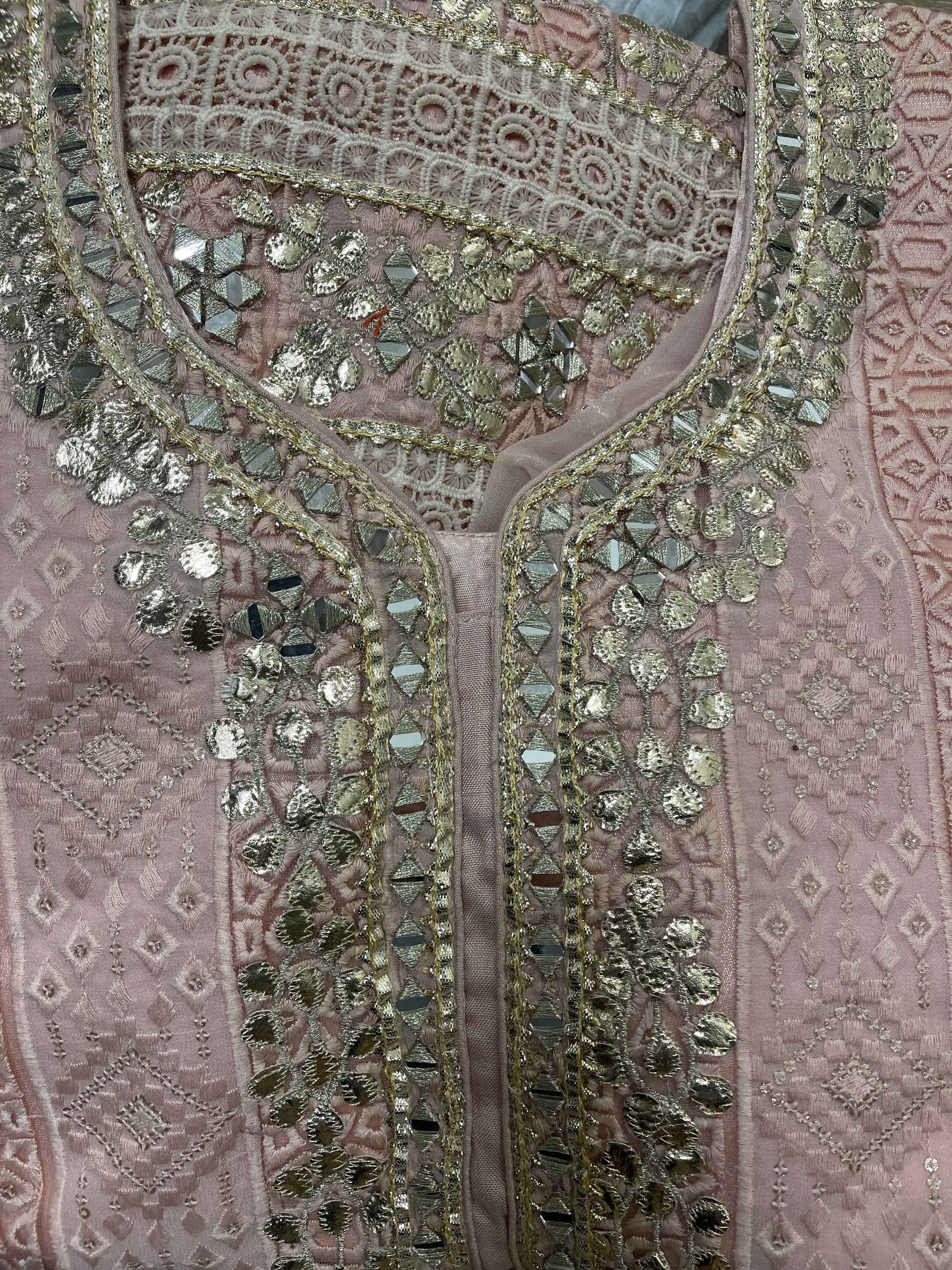 Chikankari Pant Suit