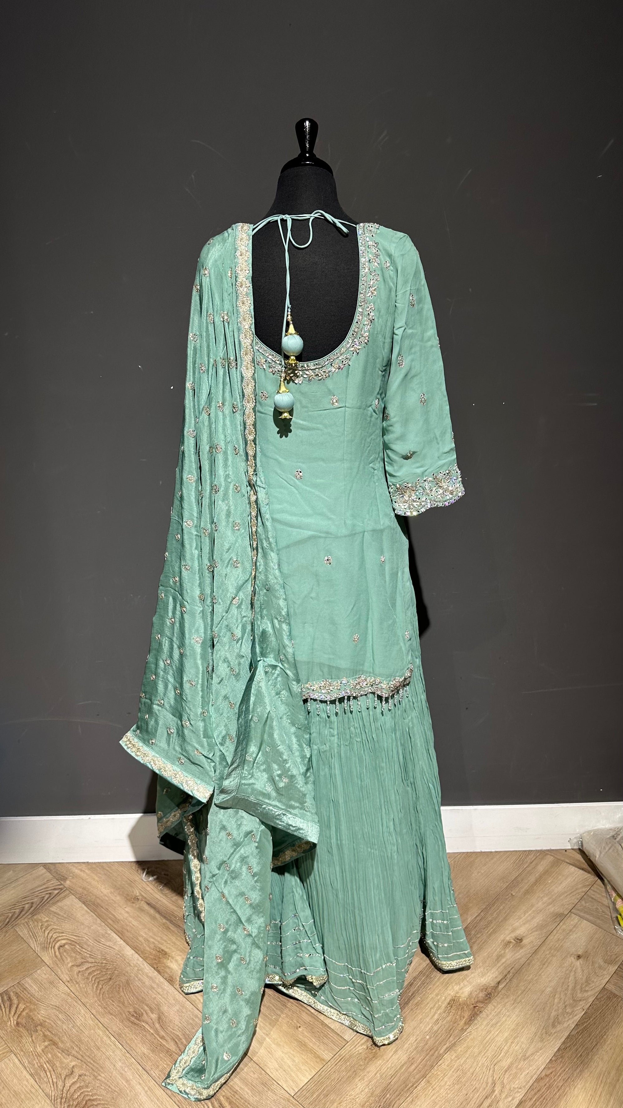 Mirror Work Sharara Suit