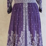 Long Shirt Gharara Suit With Belt