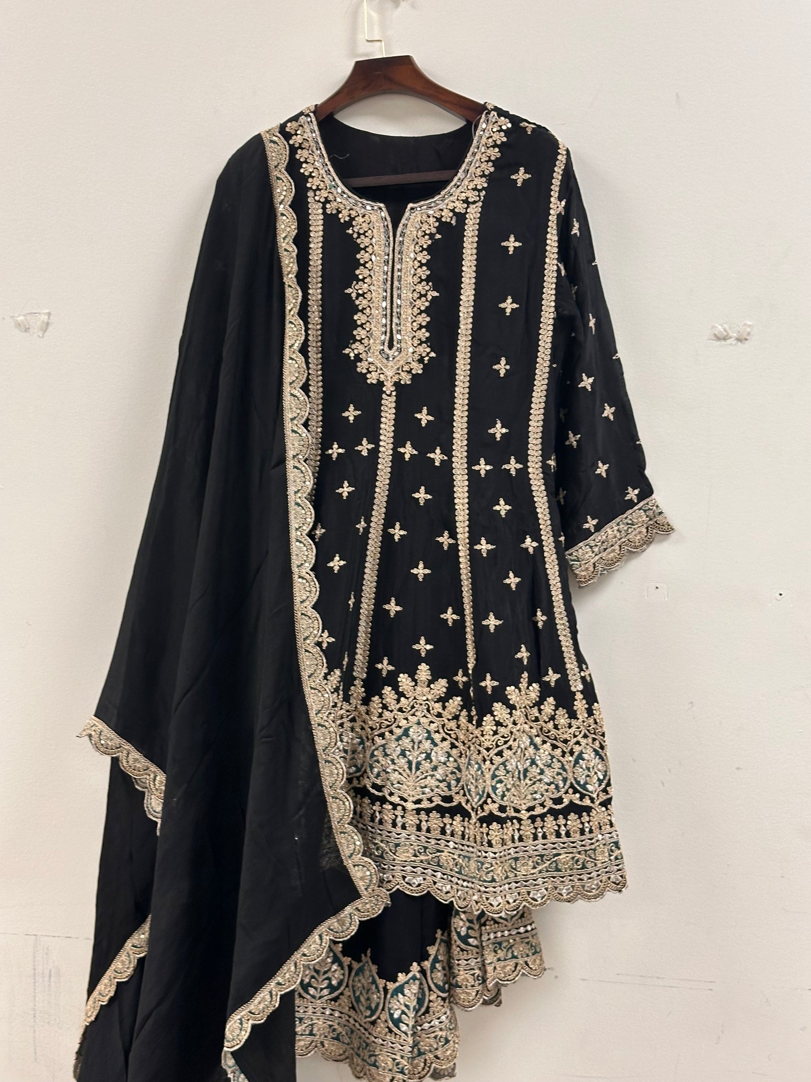 Magnificent Anarkali Sharara Suit