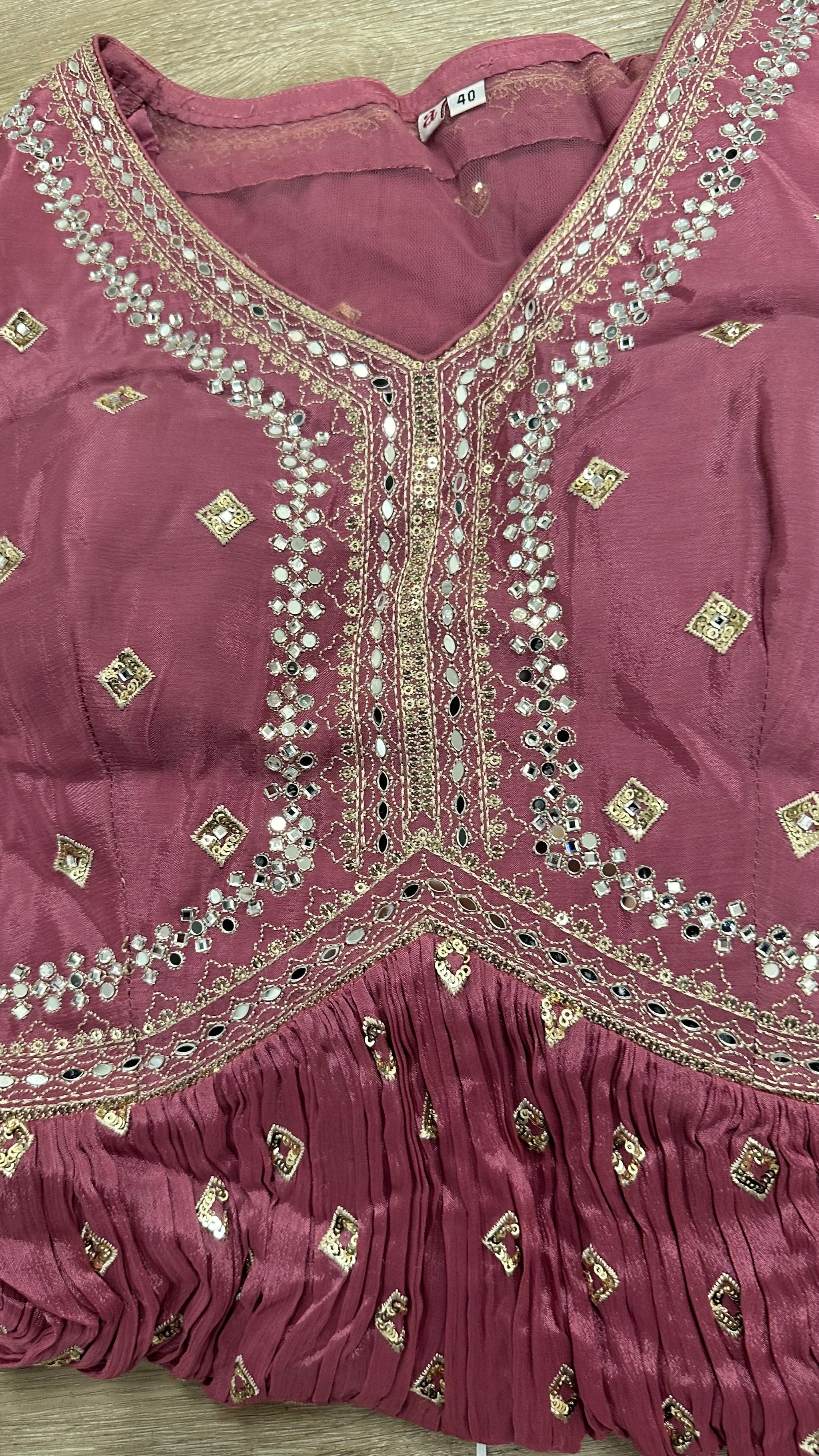 Elegant Sharara Suit with Nyra Cut