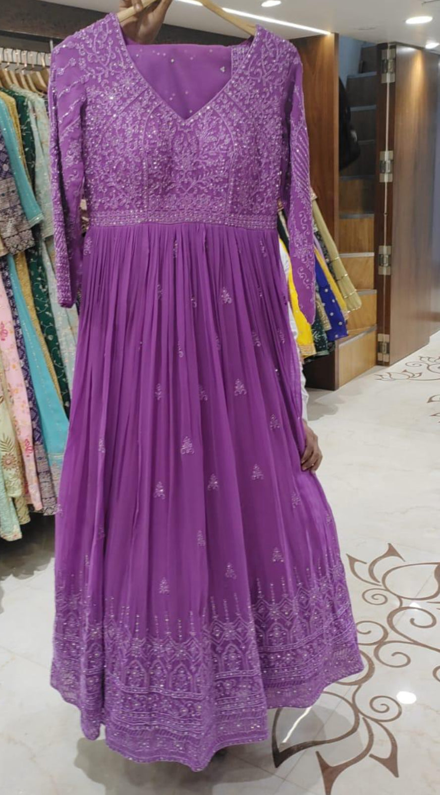 Delightful Anarkali Set