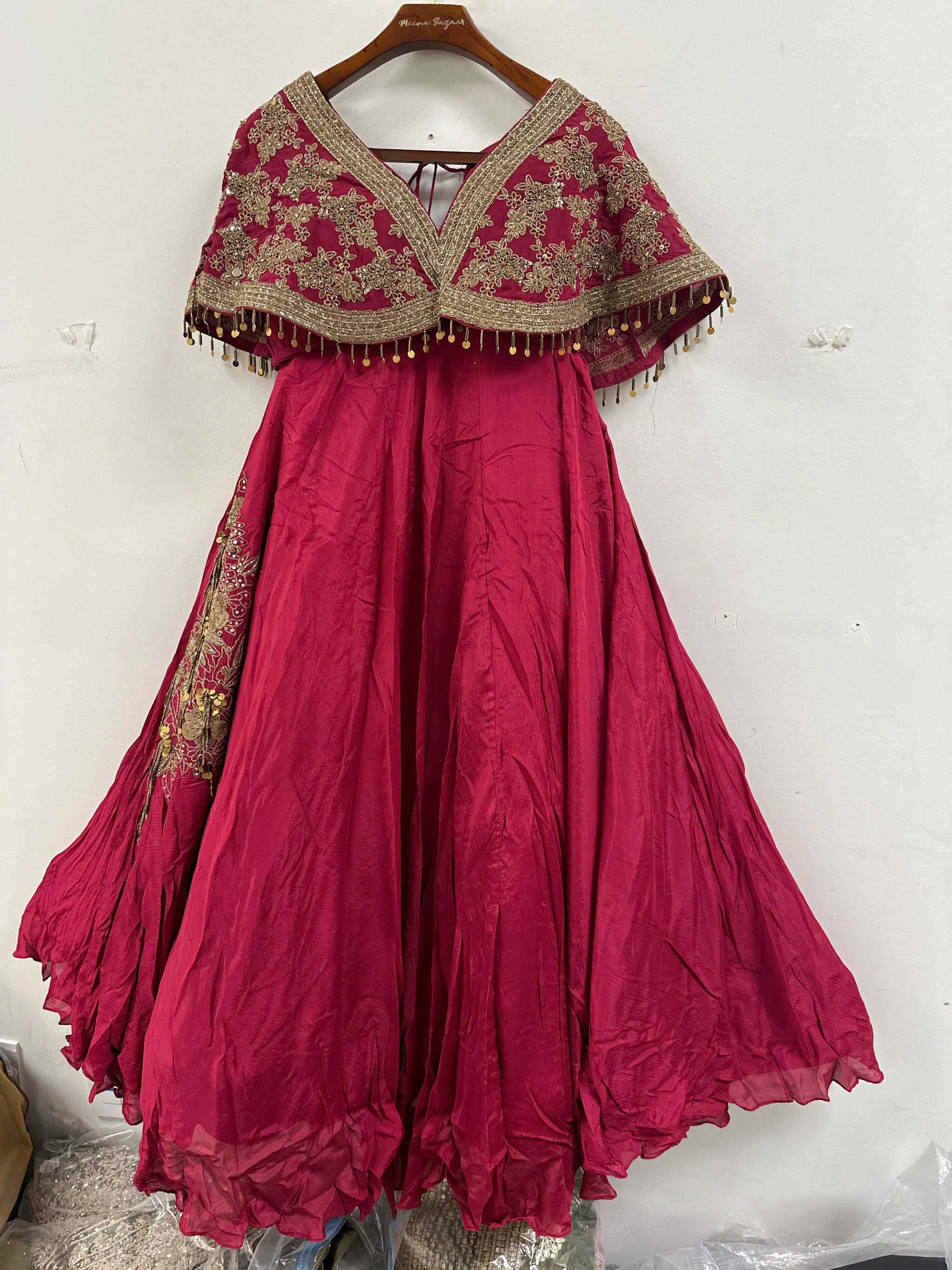 Lehenga Saree with Off Shoulder Blouse