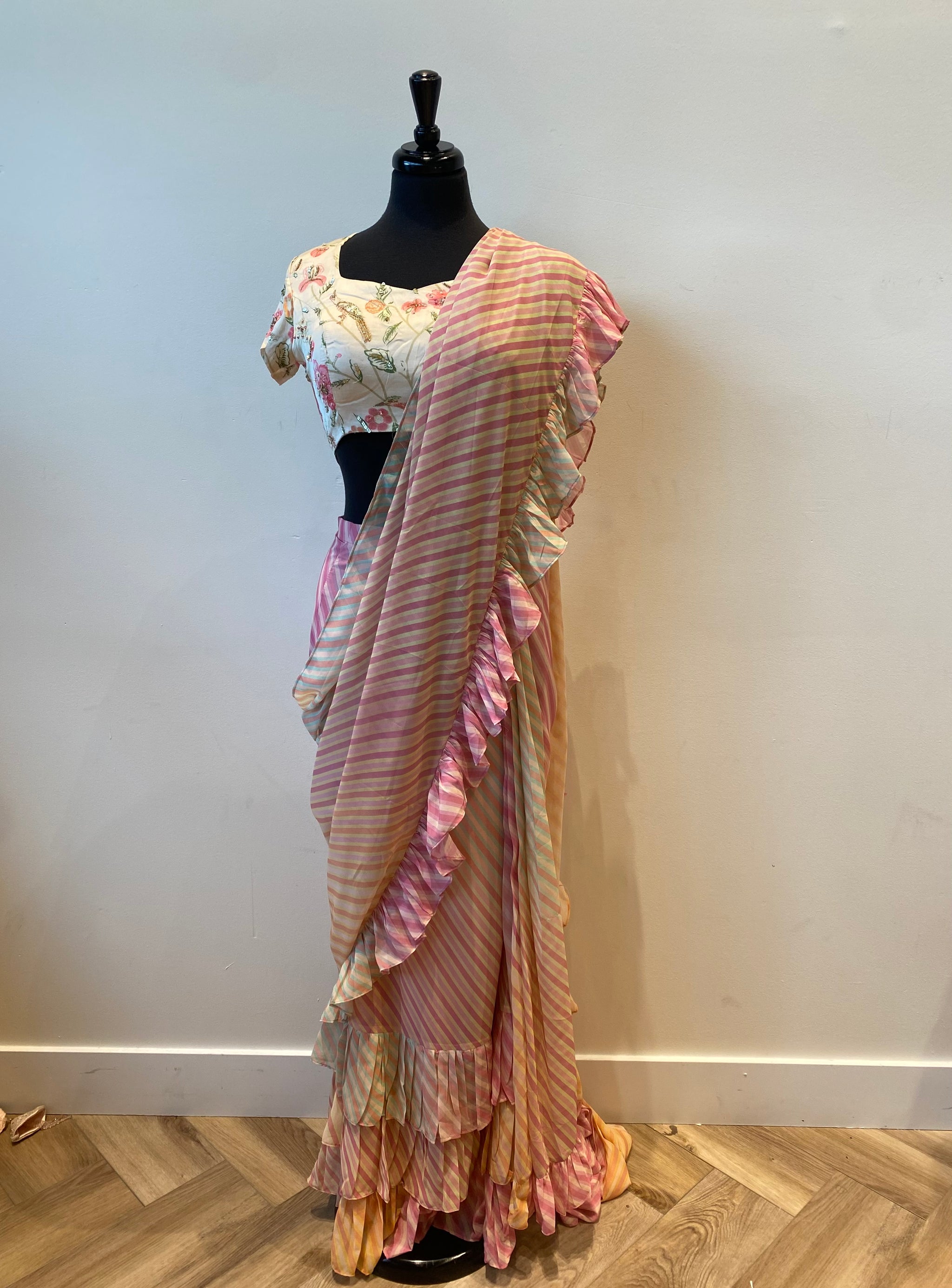 Printed Drape Saree